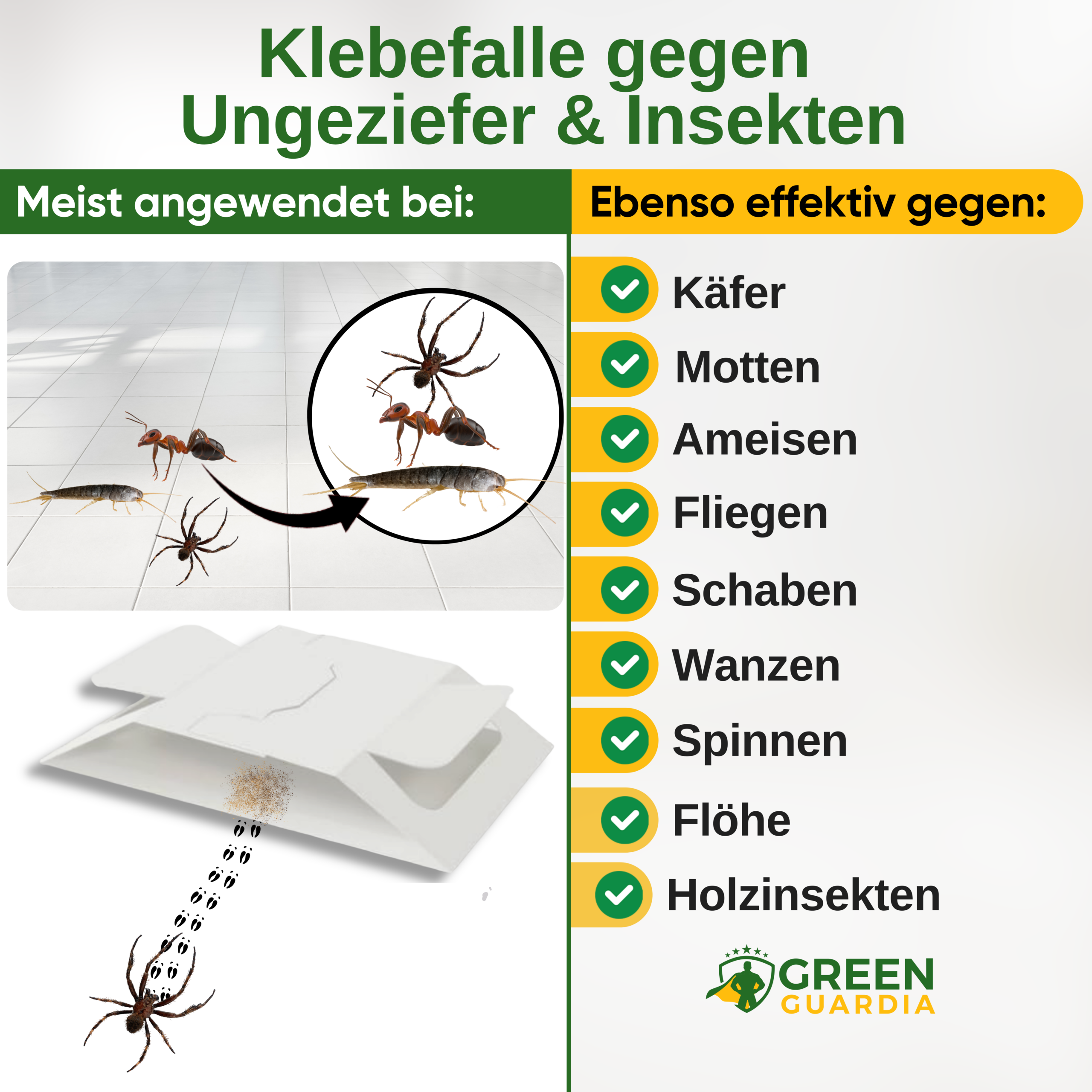 Pest / insect trap with special attractant