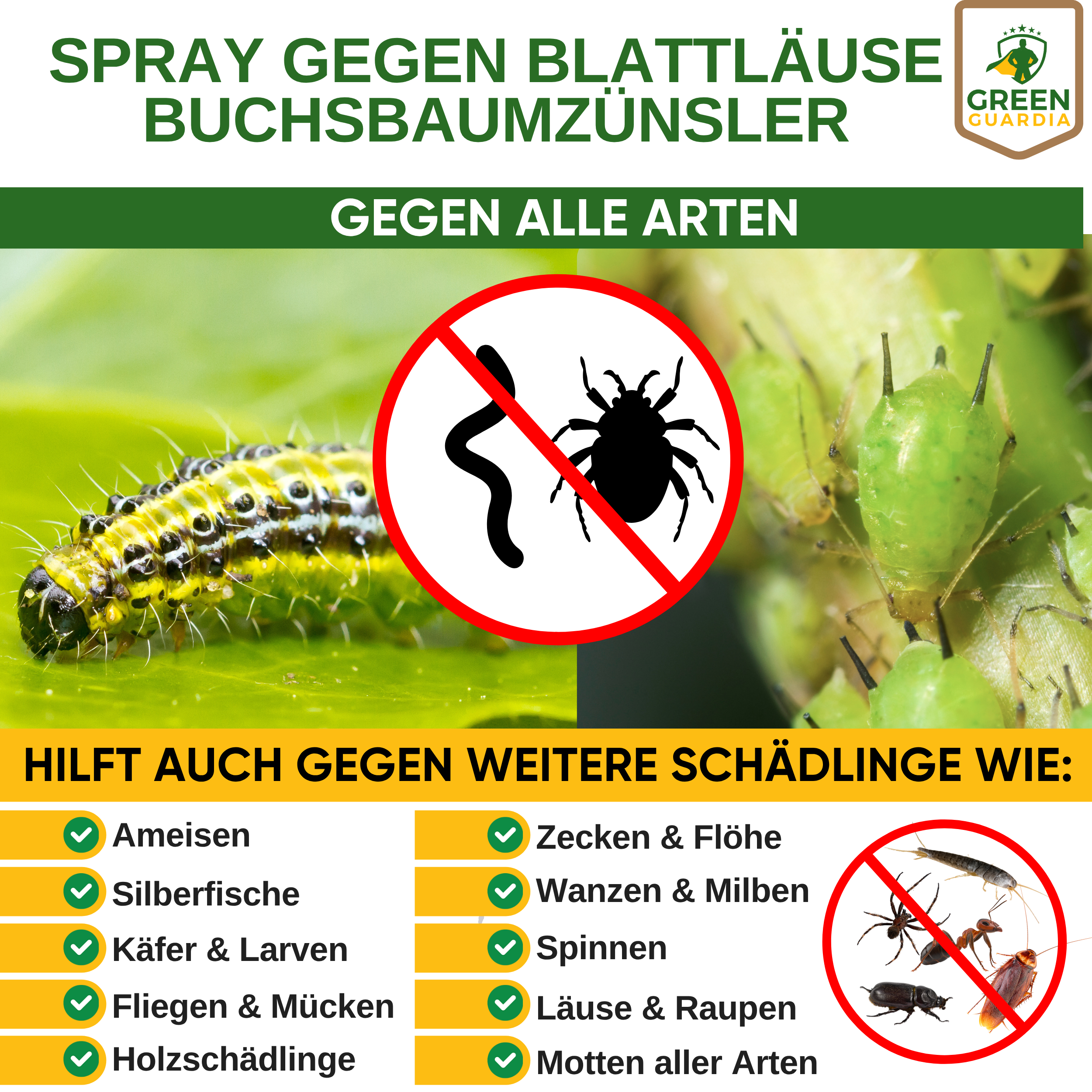 Aphid repellent spray power concentrate