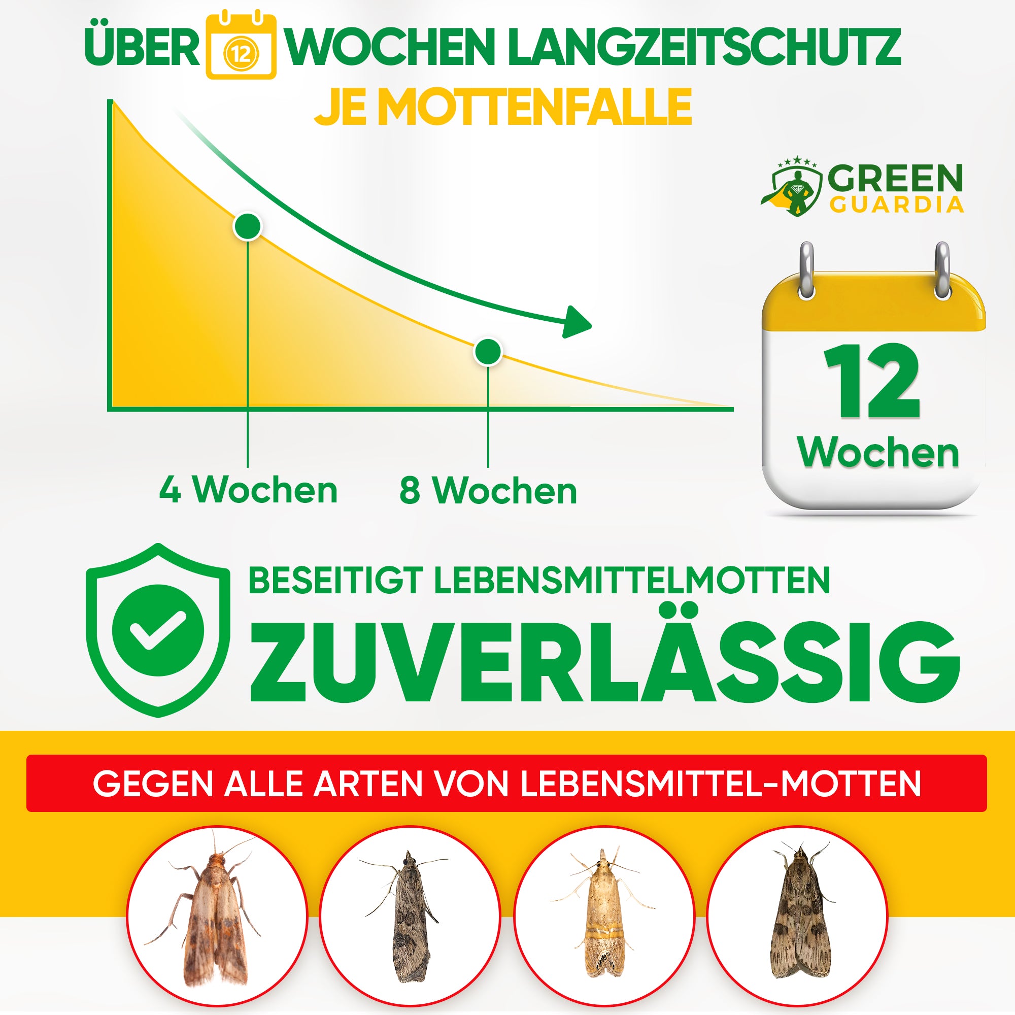 Lebensmittelmotten-Falle (10 Stück Vorteilspack)