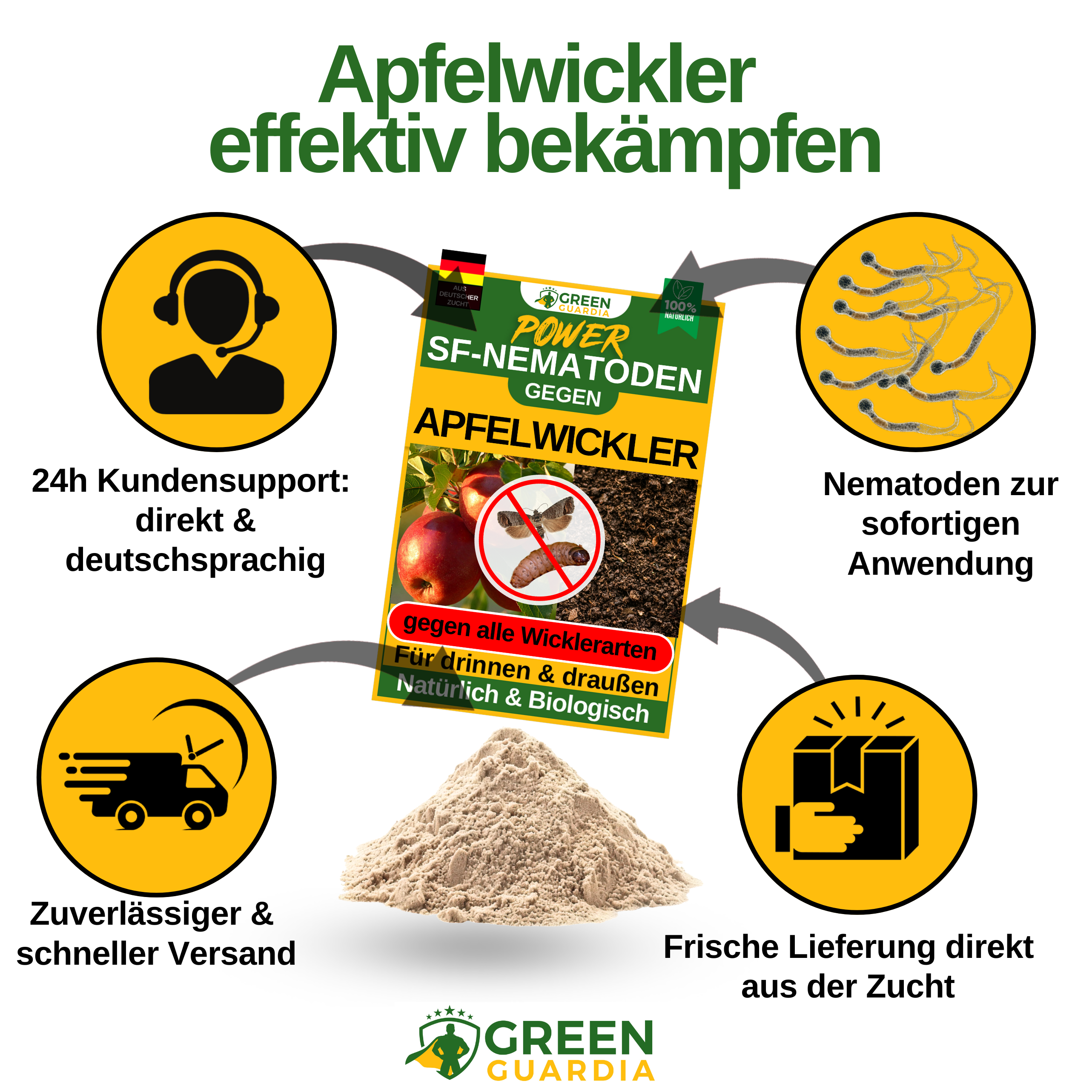 SF-Nematoden gegen Apfelwickler