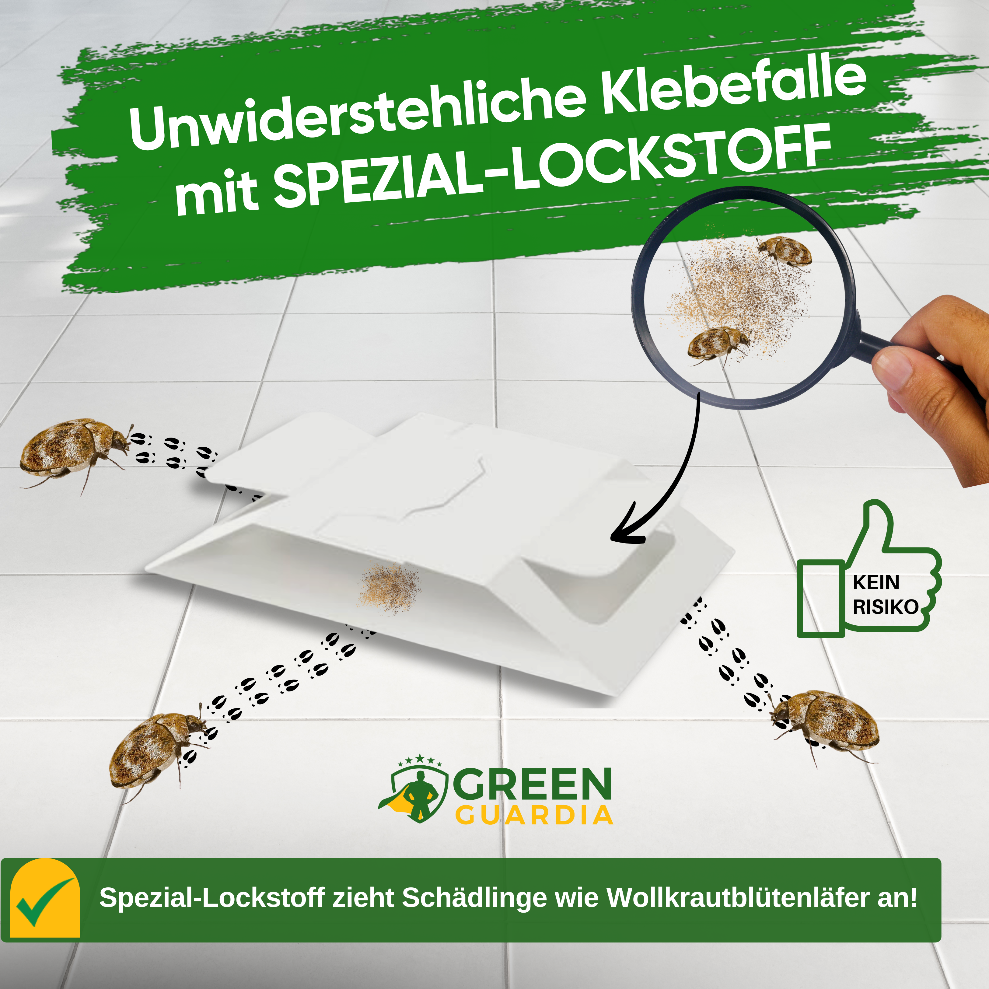 Wollkrautblütenkäfer Falle mit Spezial-Lockstoff