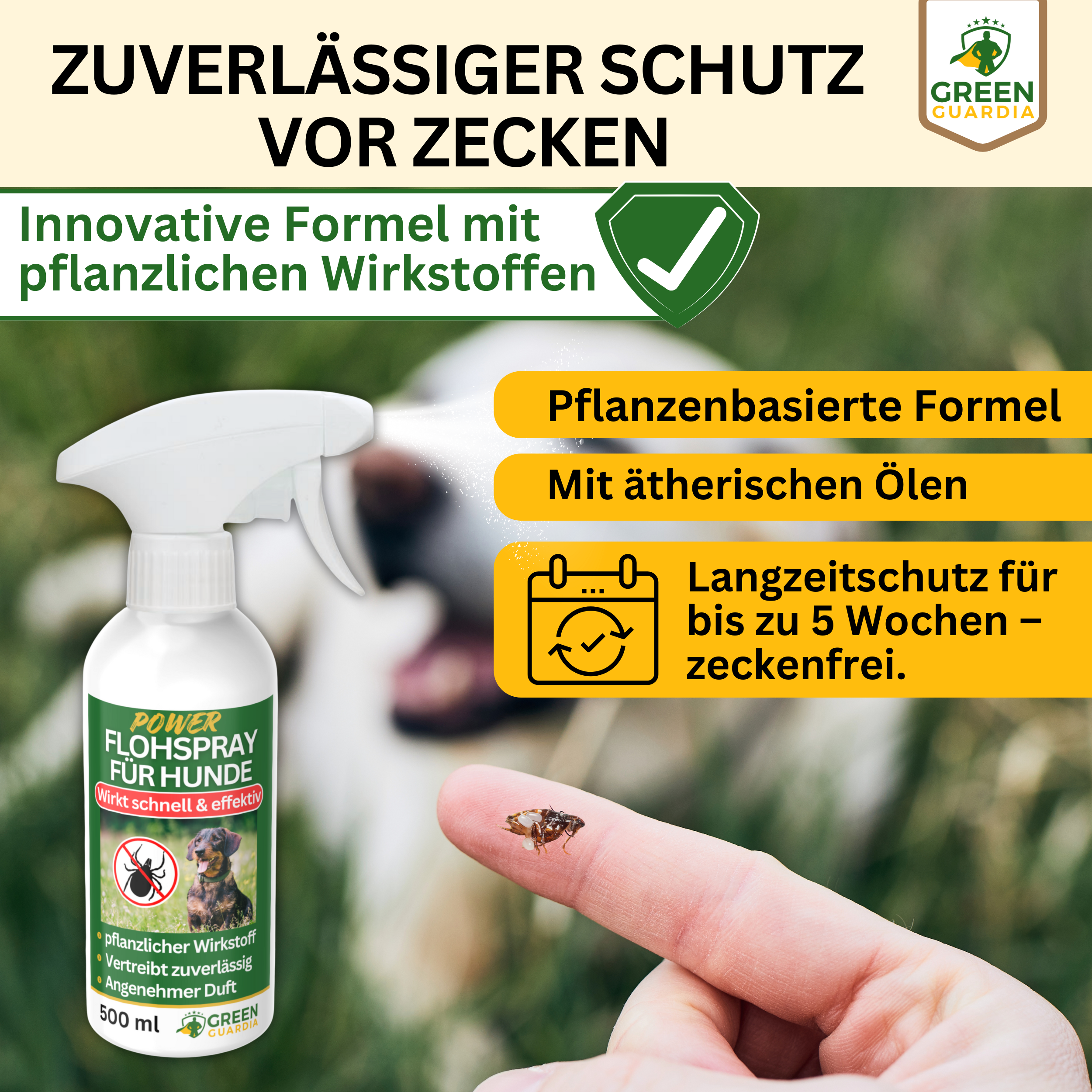 Flöhe Abwehrspray Power-Konzentrat für Hunde