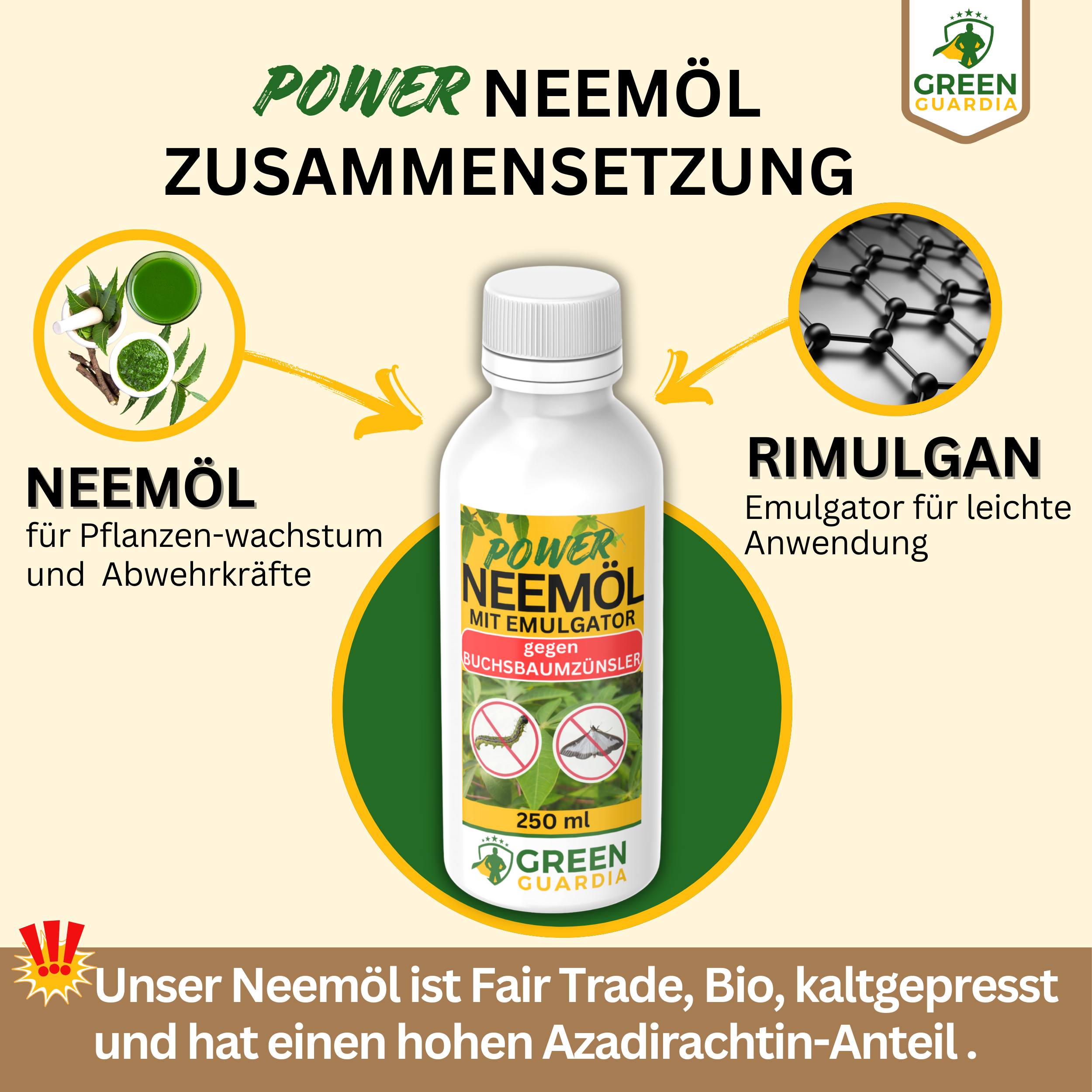 Power Neemöl gegen Buchsbaumzünsler
