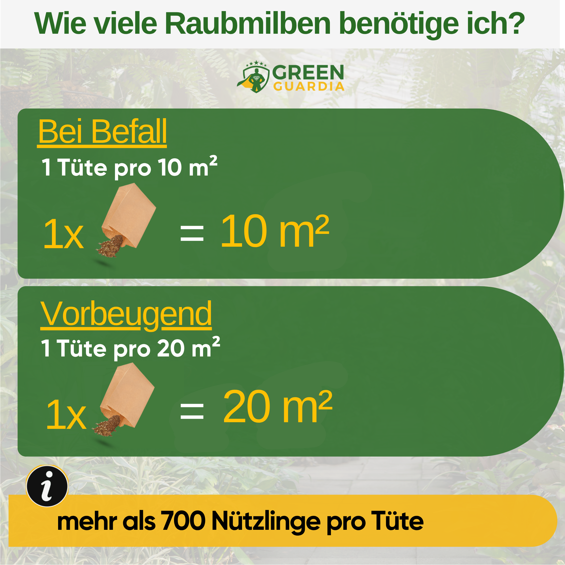 Raubmilben Mix gegen Trauermücken & Rote Vogelmilben – Streuware