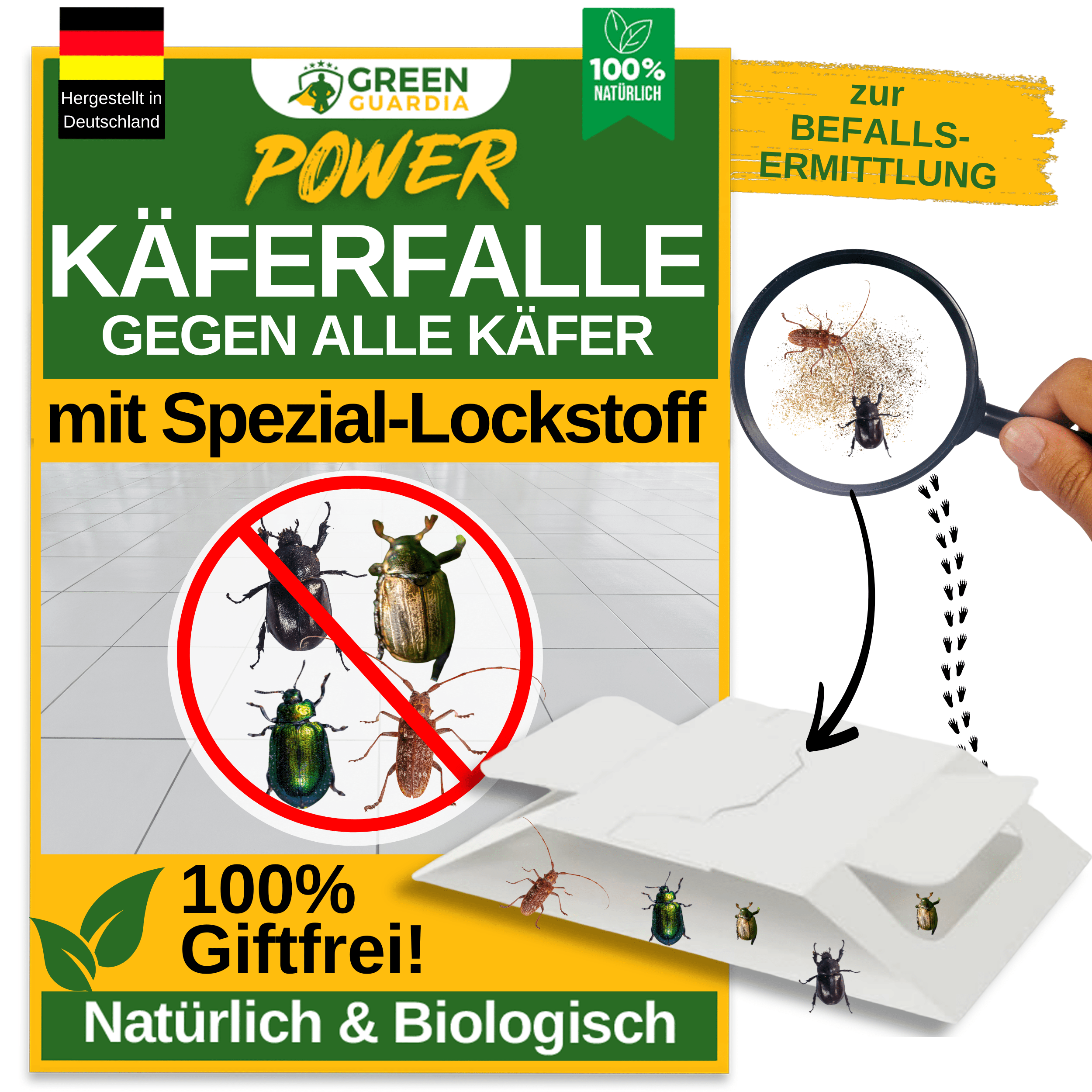 Käfer Falle mit Spezial - Lockstoff - Green Guardia - Ihr Experte für Schädlinge und Pflanzen
