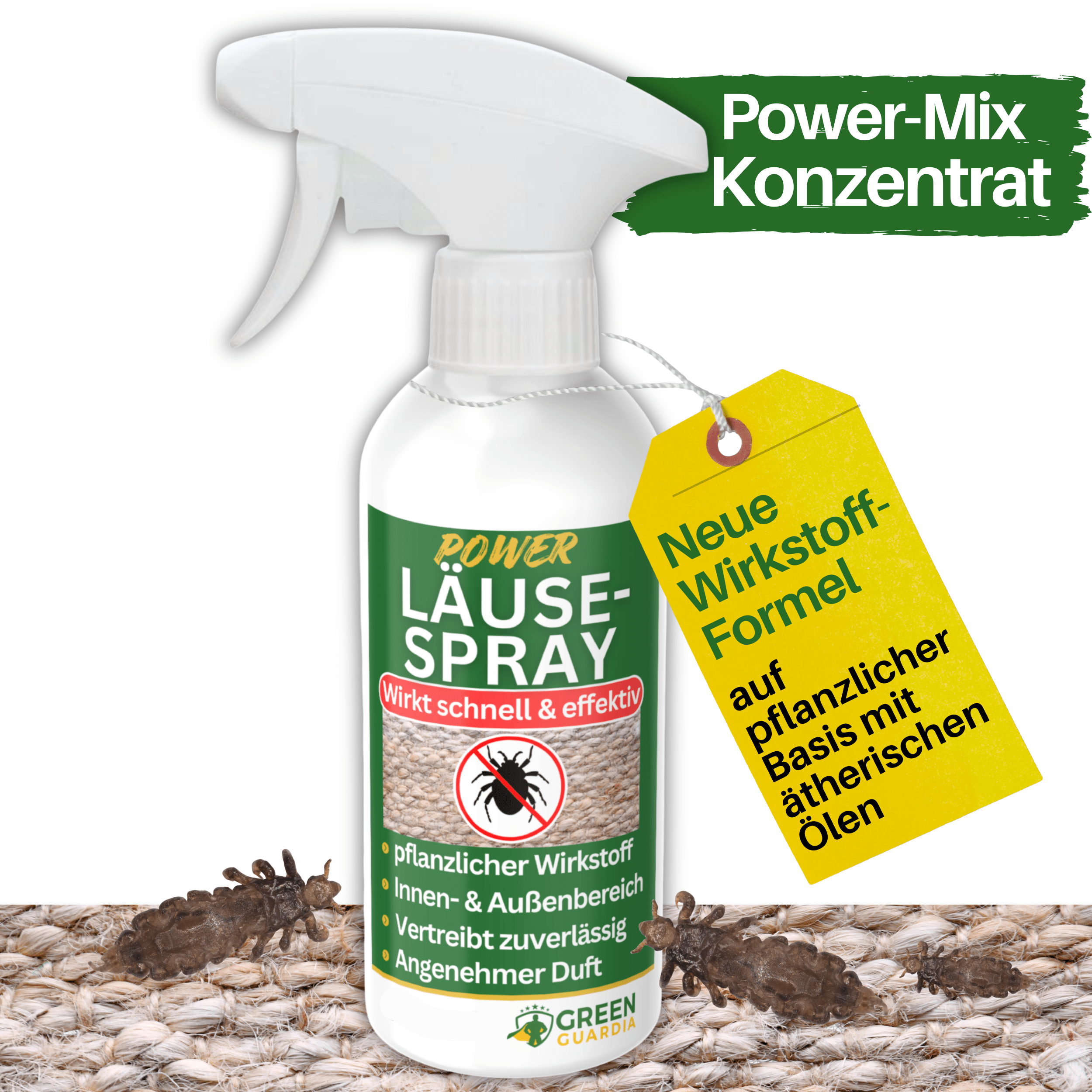 Läuse - Abwehrspray Power - Konzentrat - Green Guardia - Ihr Experte für Schädlinge und Pflanzen