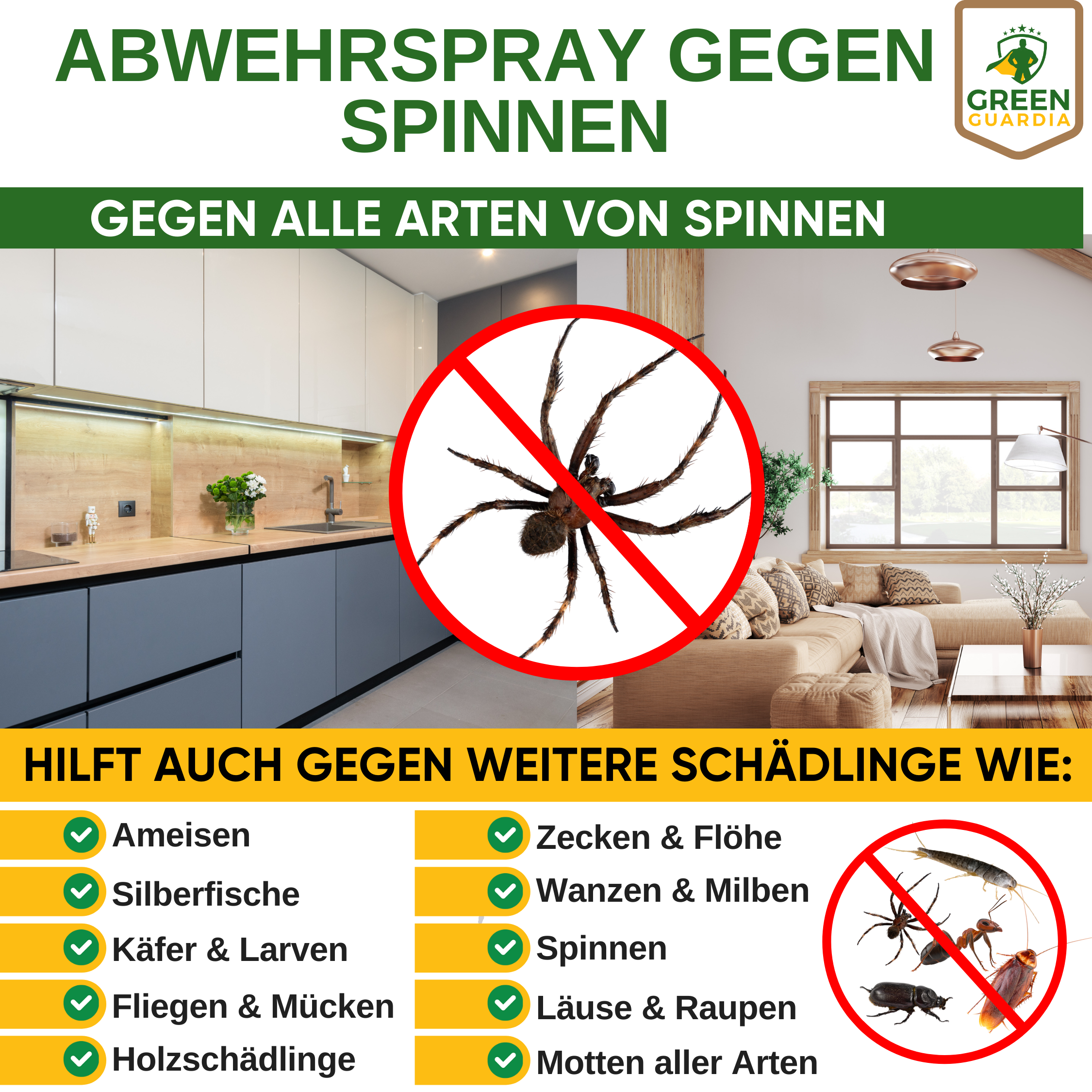 Spider Repellent Spray Power Concentrate 