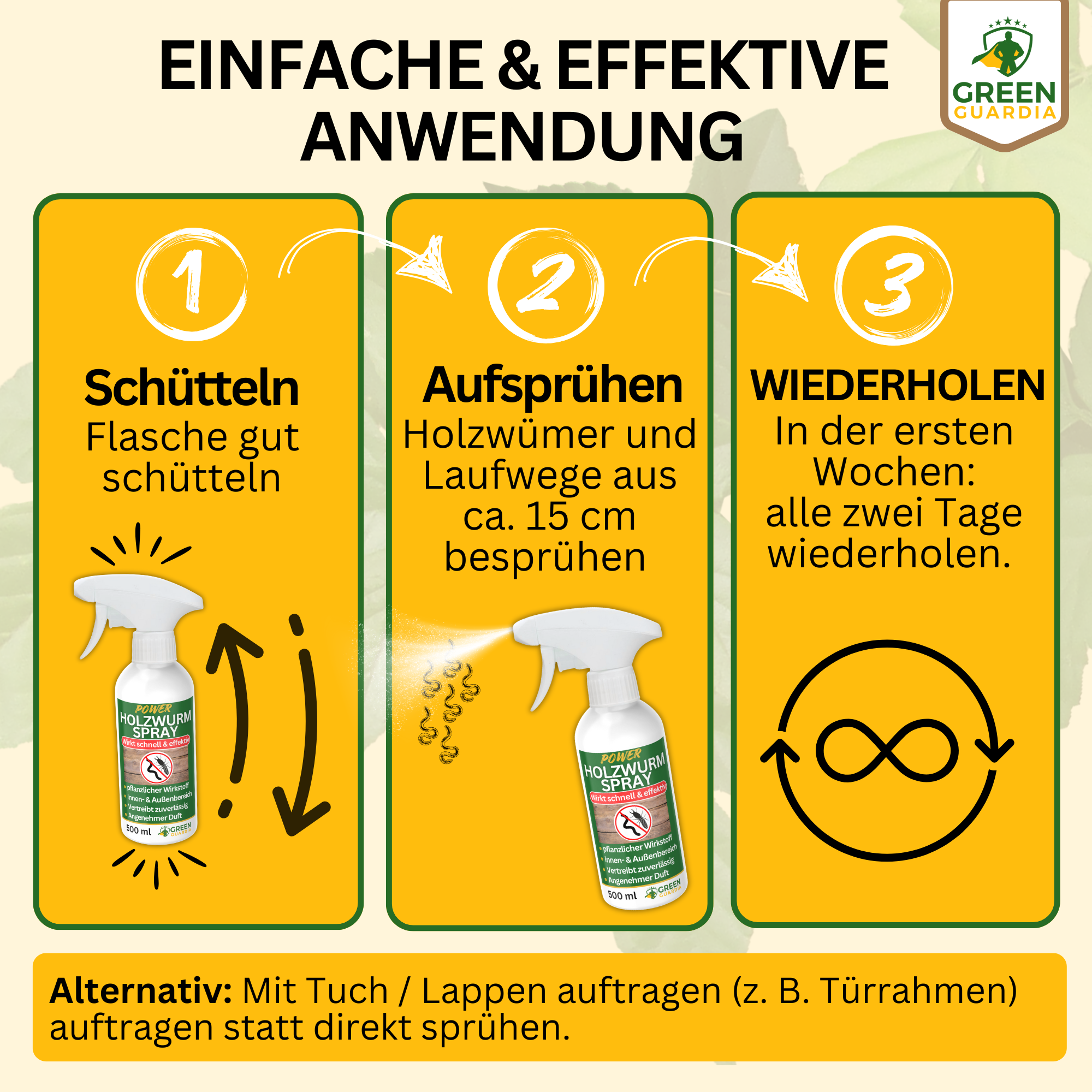 Woodworm Repellent Spray Power Concentrate 