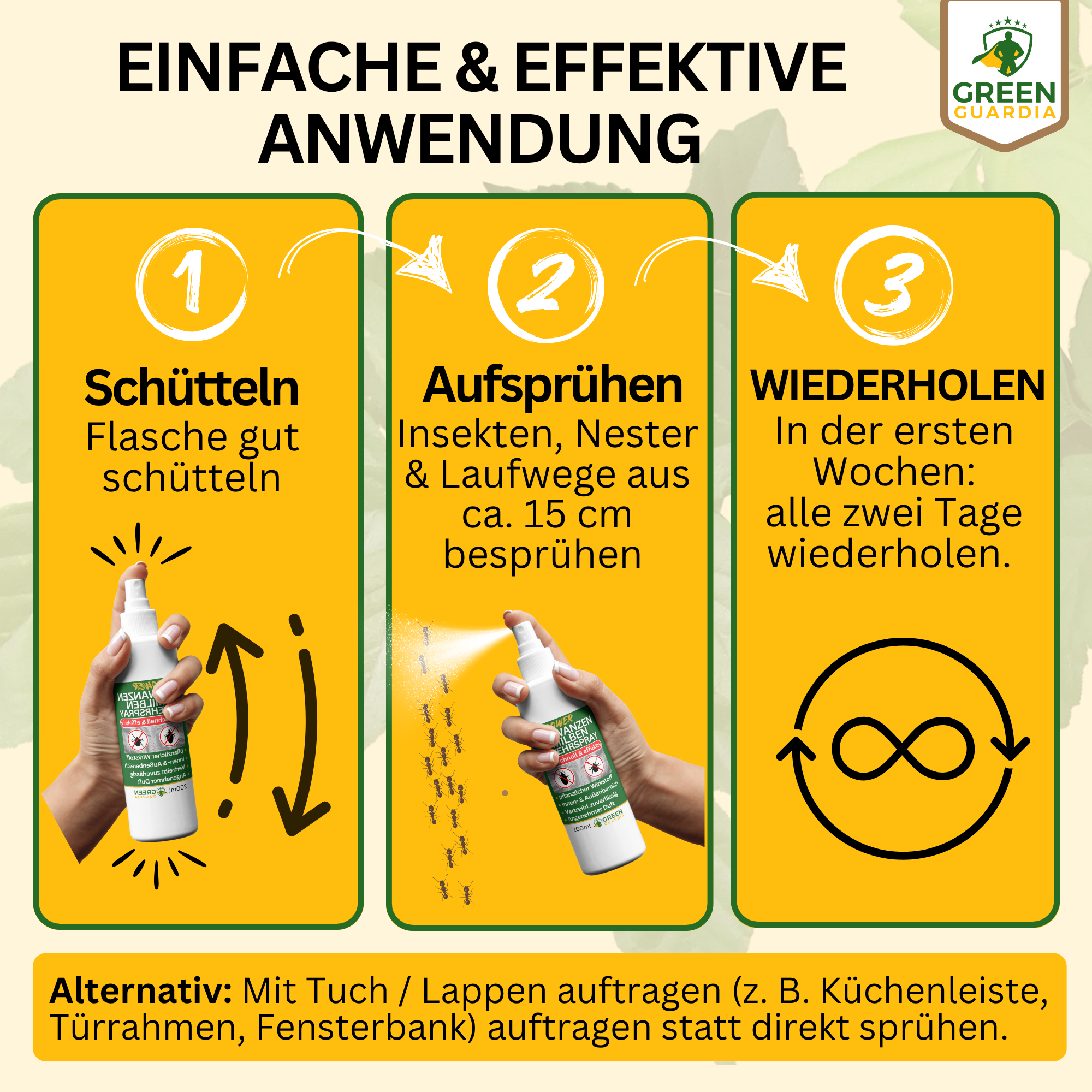 Bettwanzen-Abwehrspray Power-Konzentrat