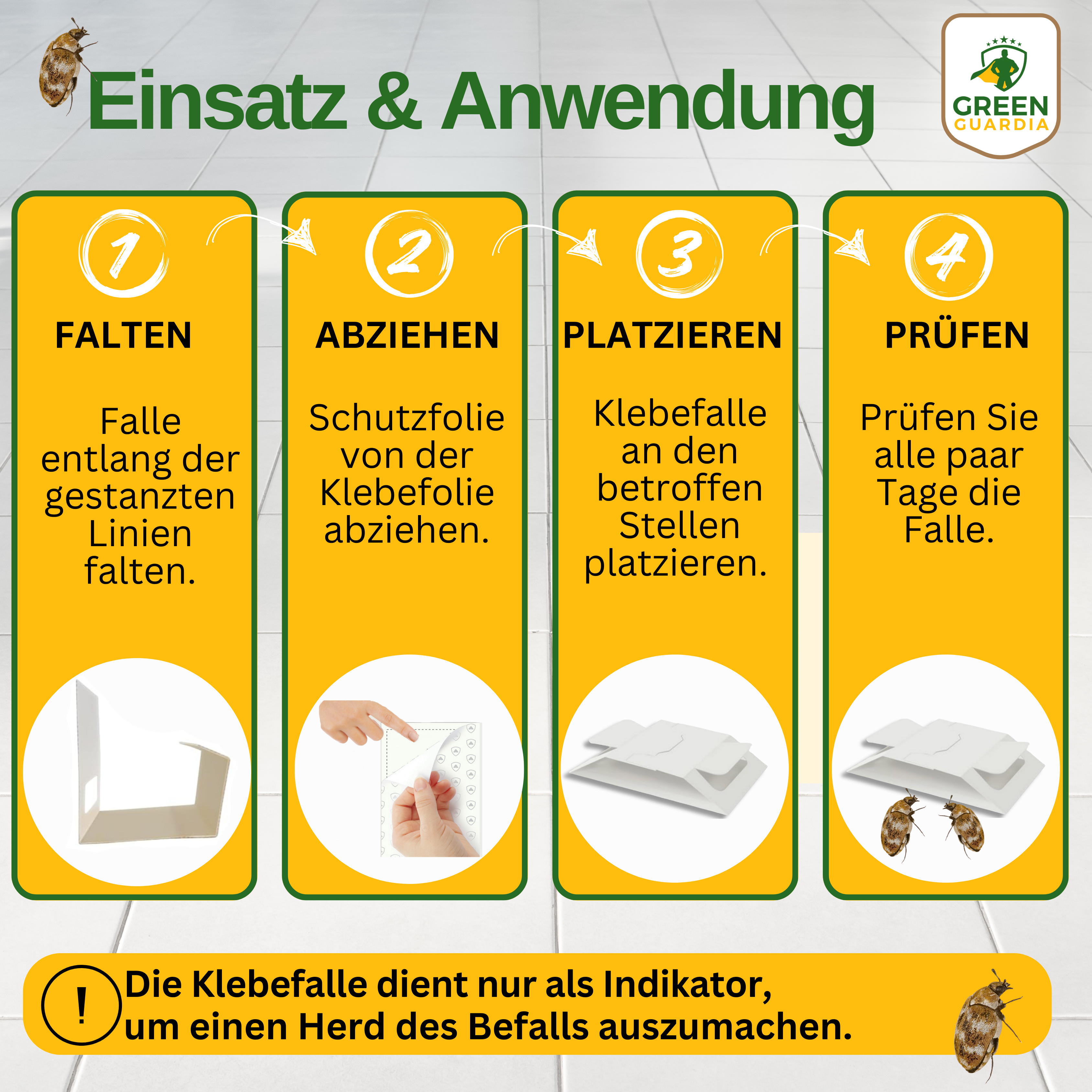 Wollkrautblütenkäfer Falle mit Spezial-Lockstoff