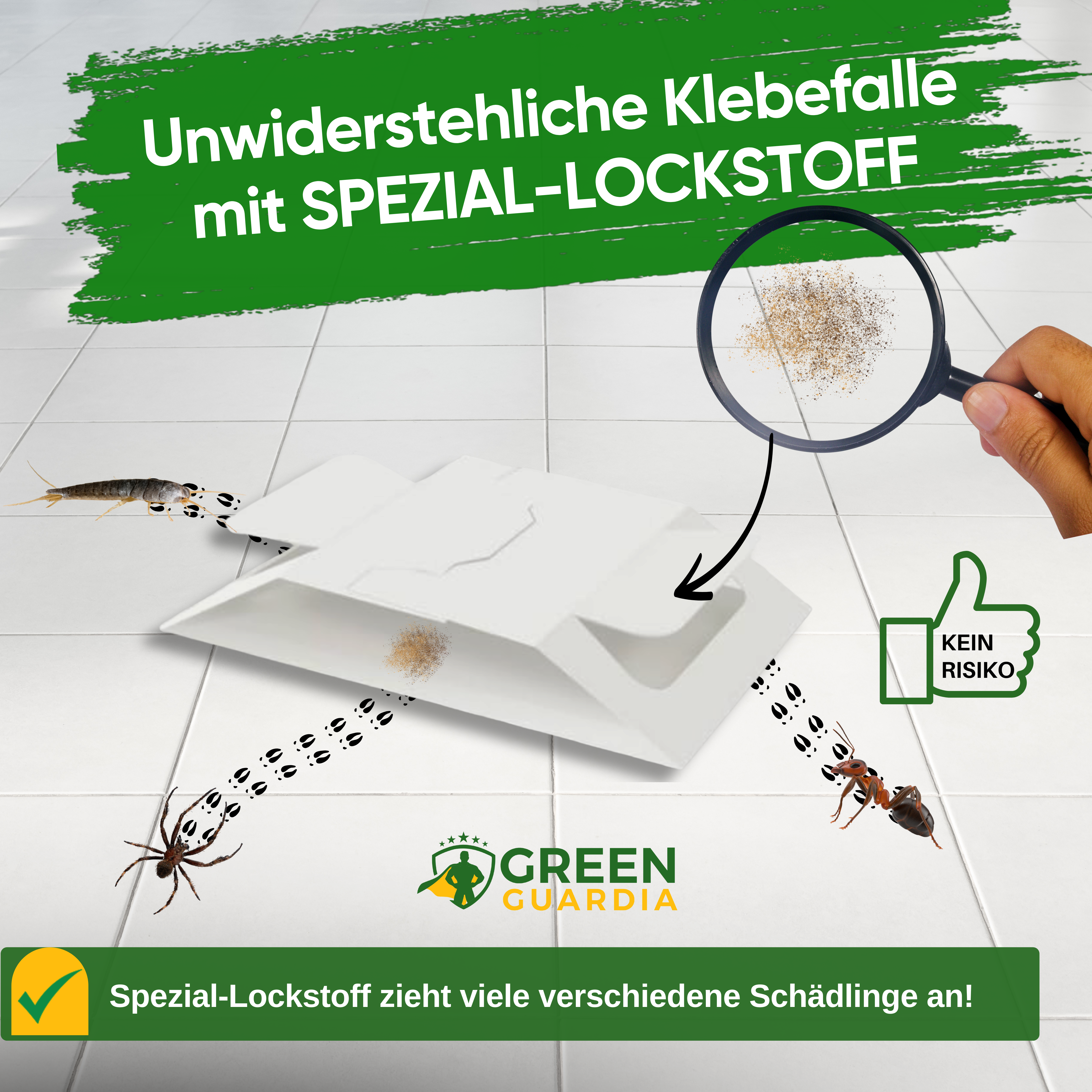 Pest / insect trap with special attractant 