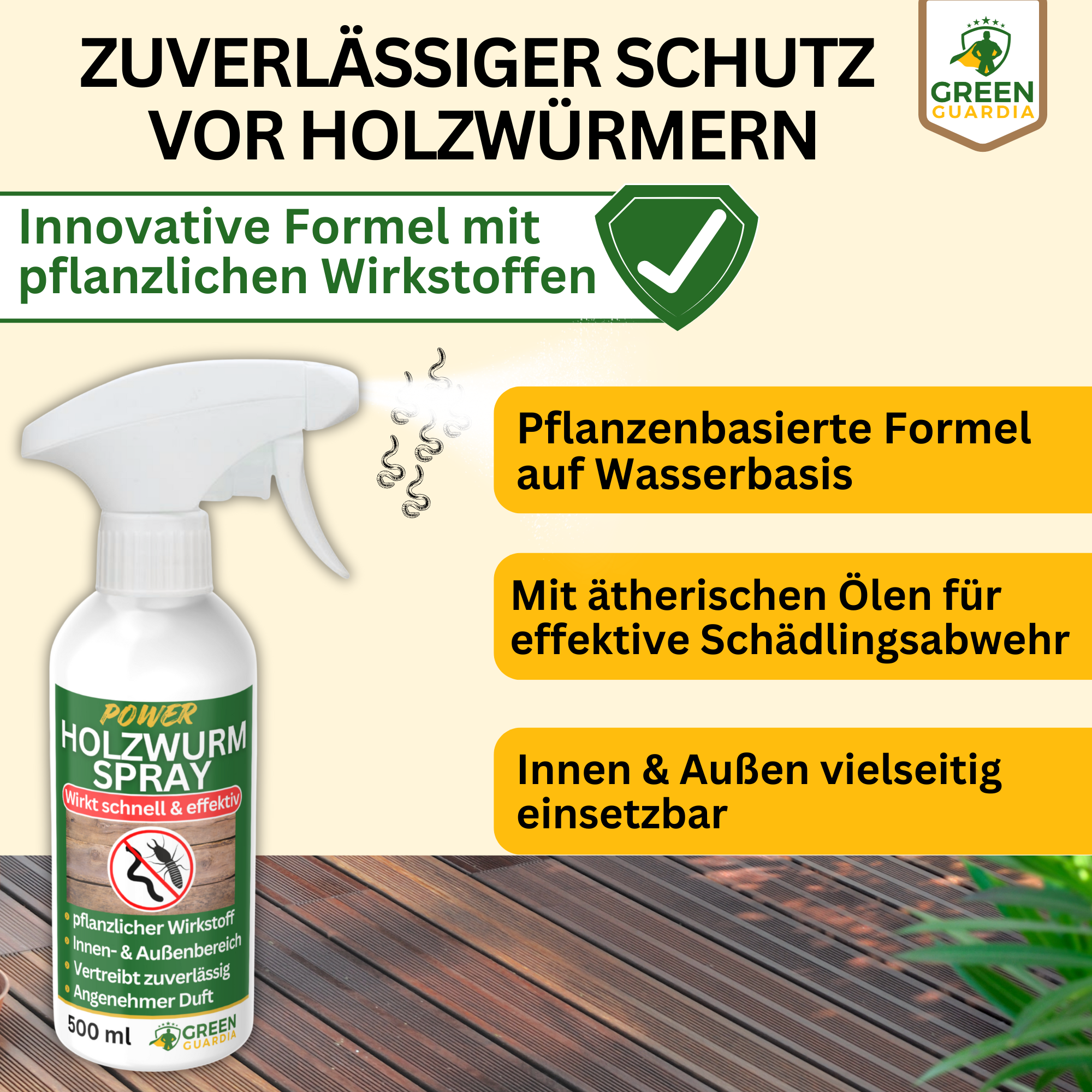 Woodworm Repellent Spray Power Concentrate 