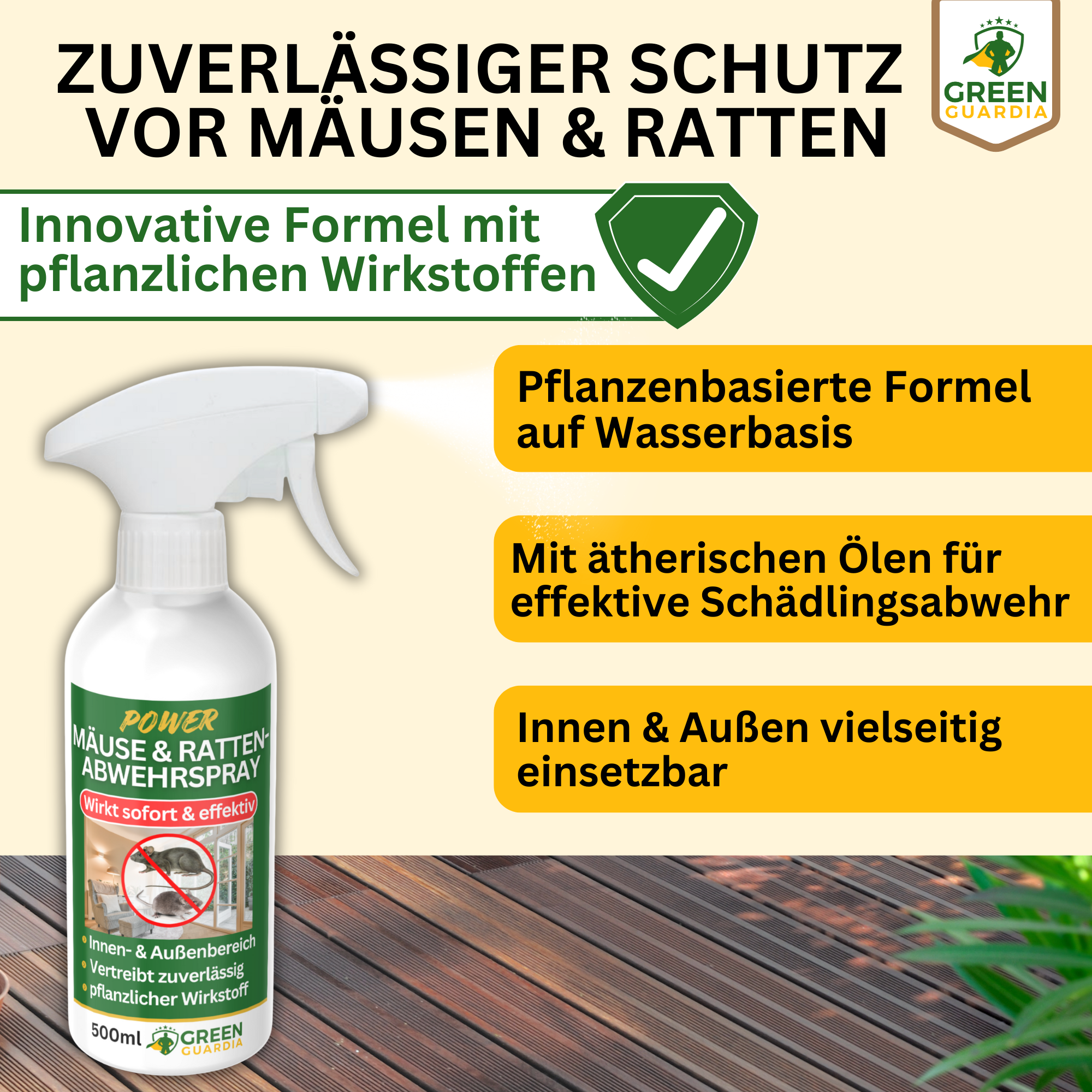 Mouse/Rat Repellent Spray Power Concentrate