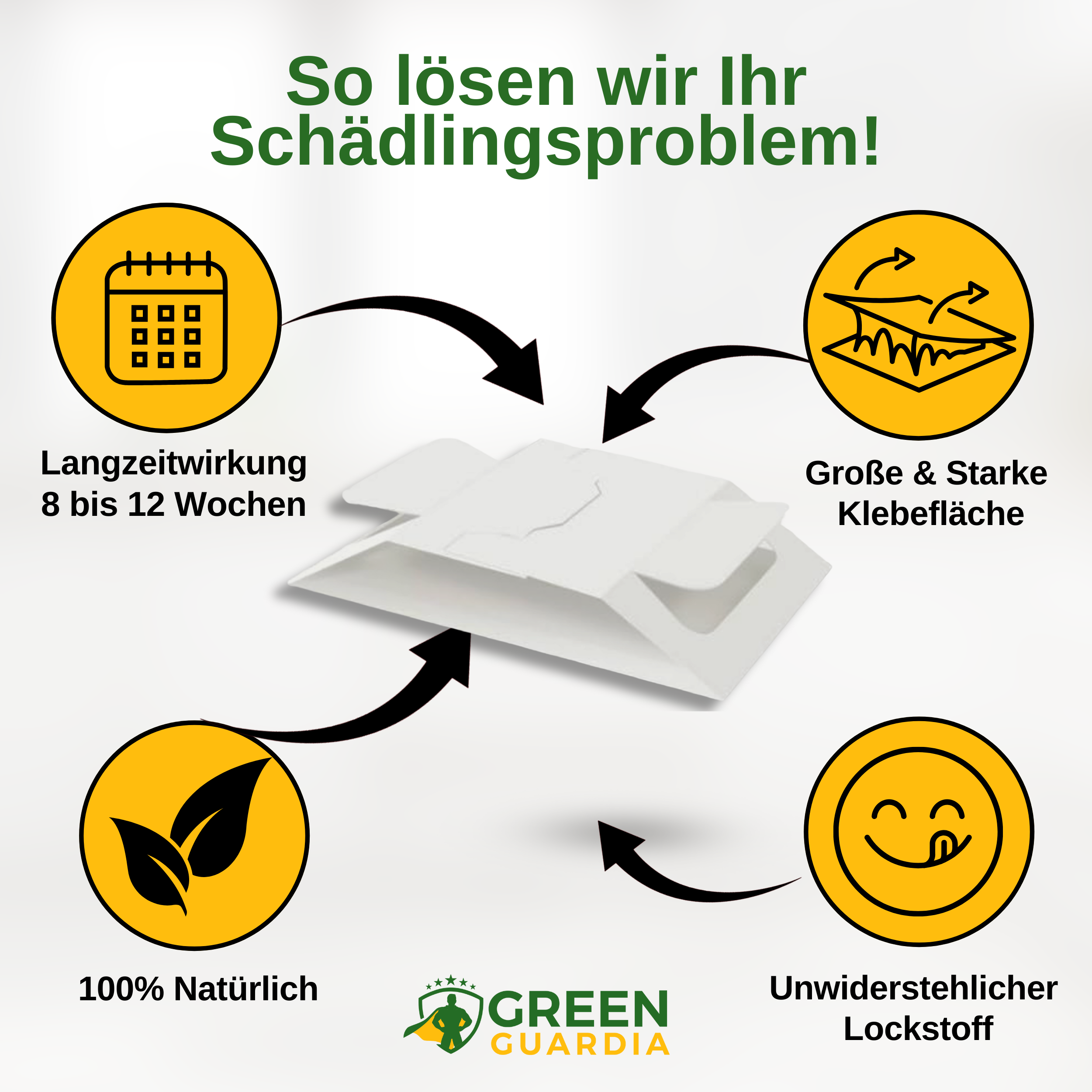 Teppichkäfer Falle mit Spezial-Lockstoff