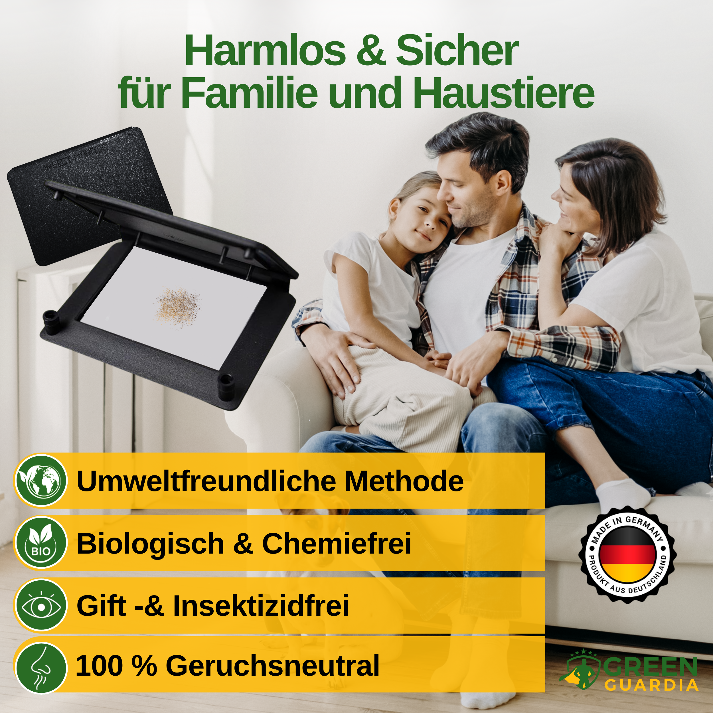 Pheromon-Lockstoff Ersatzfolien für Klebefallen (3x Stück)