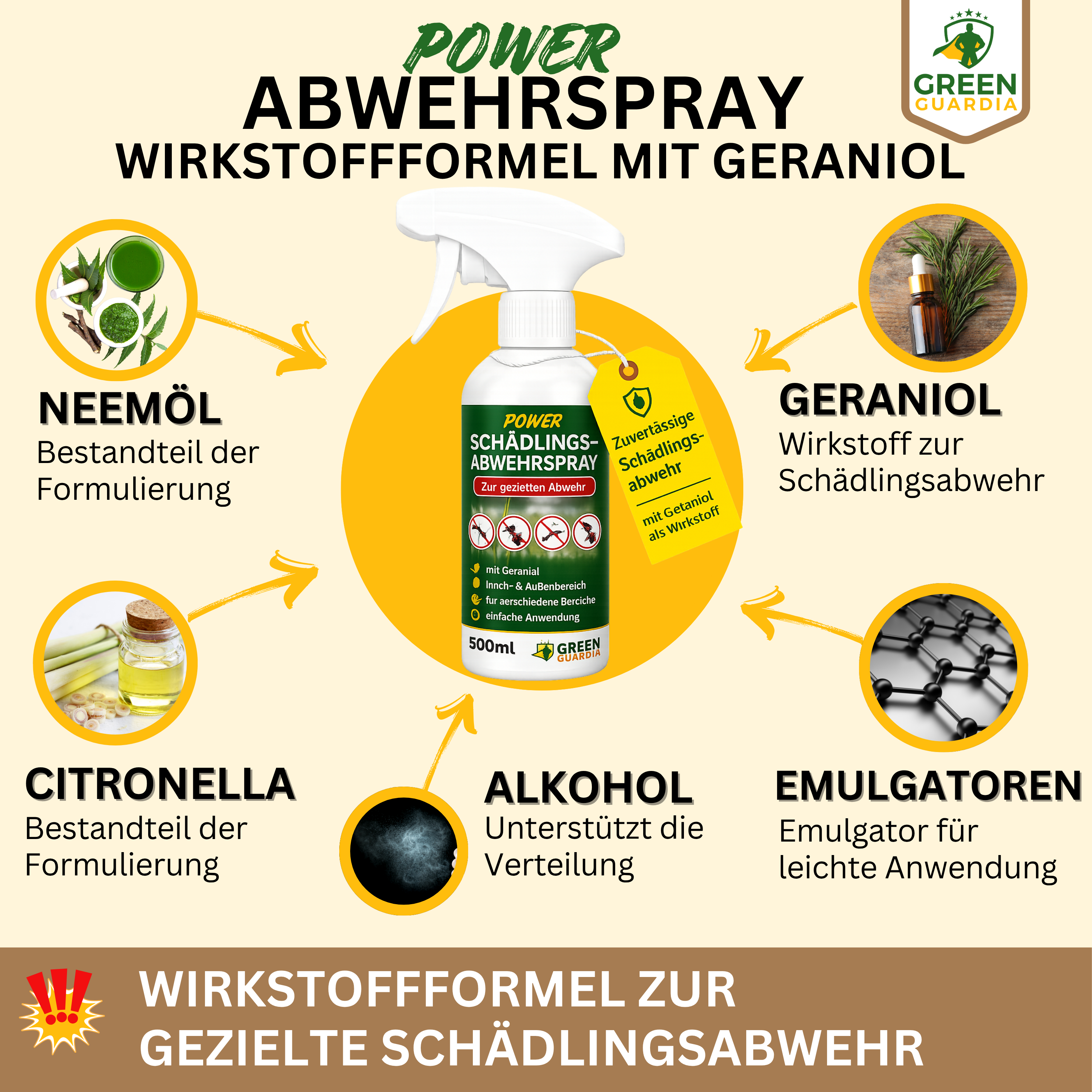 Spray repelente de hormigas concentrado