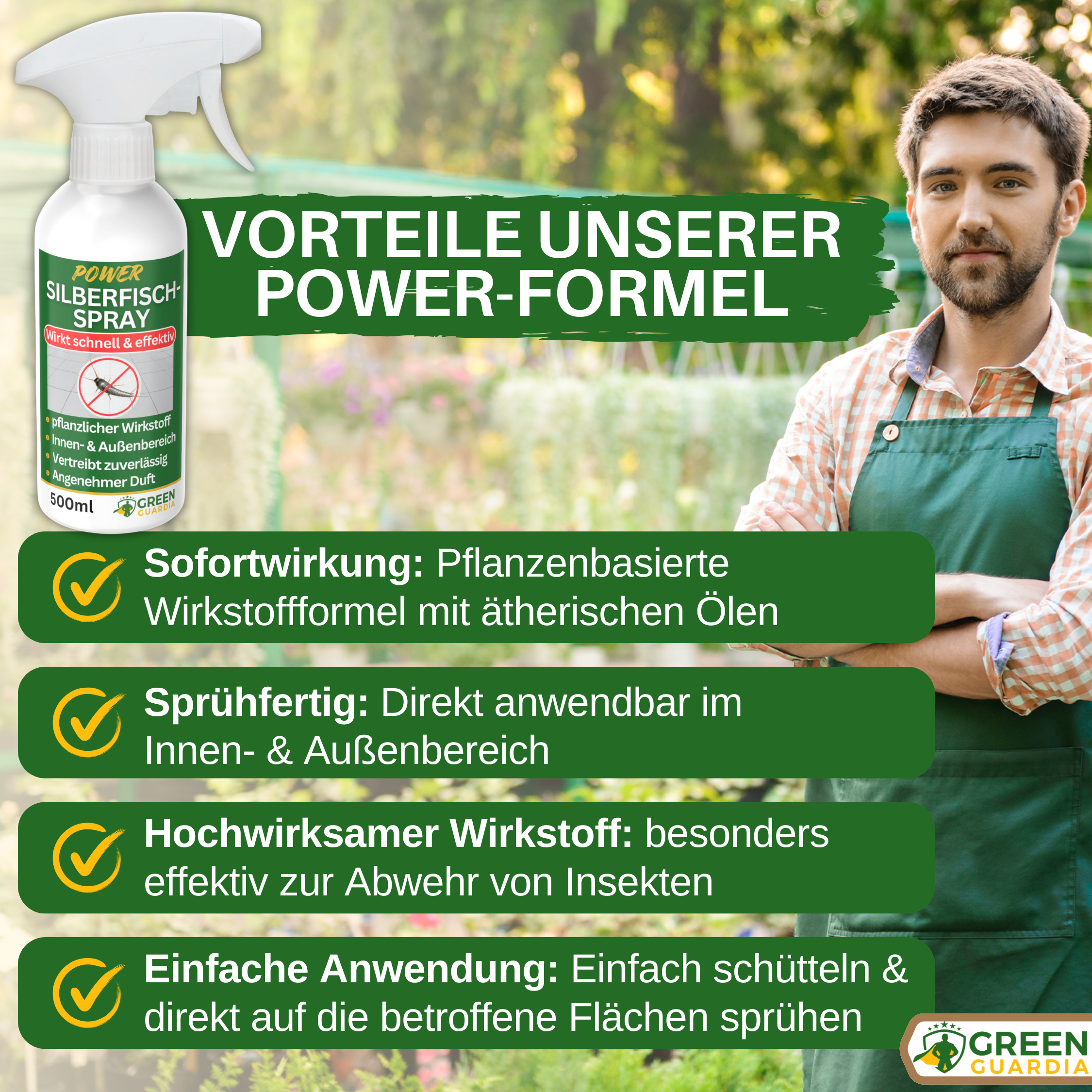 Silberfisch Abwehrspray Power-Konzentrat