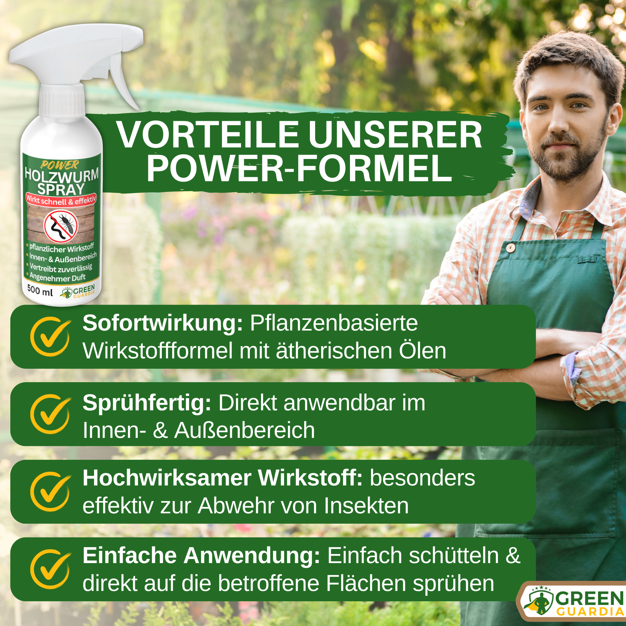Woodworm Repellent Spray Power Concentrate 