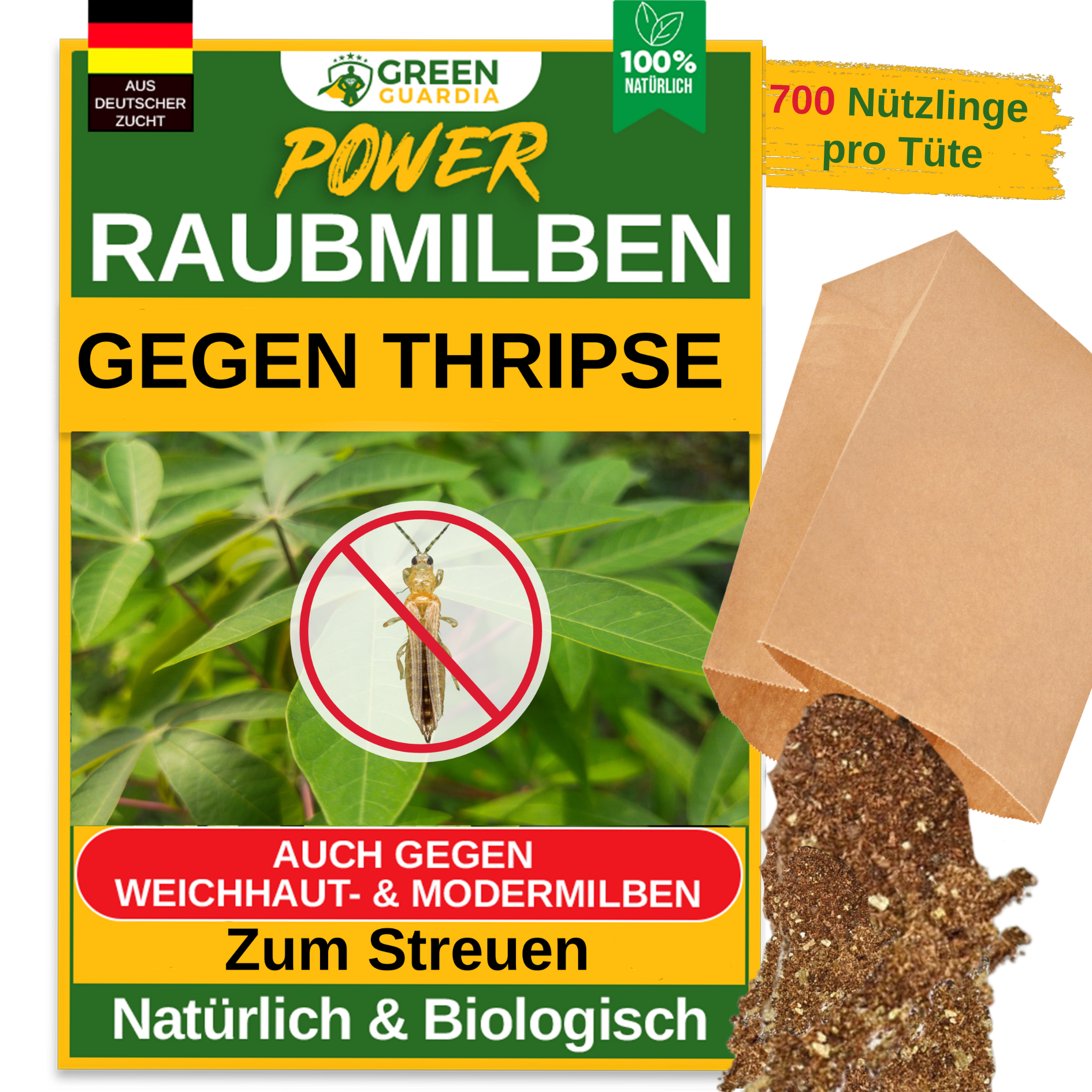 Predatory mites against thrips – loose product