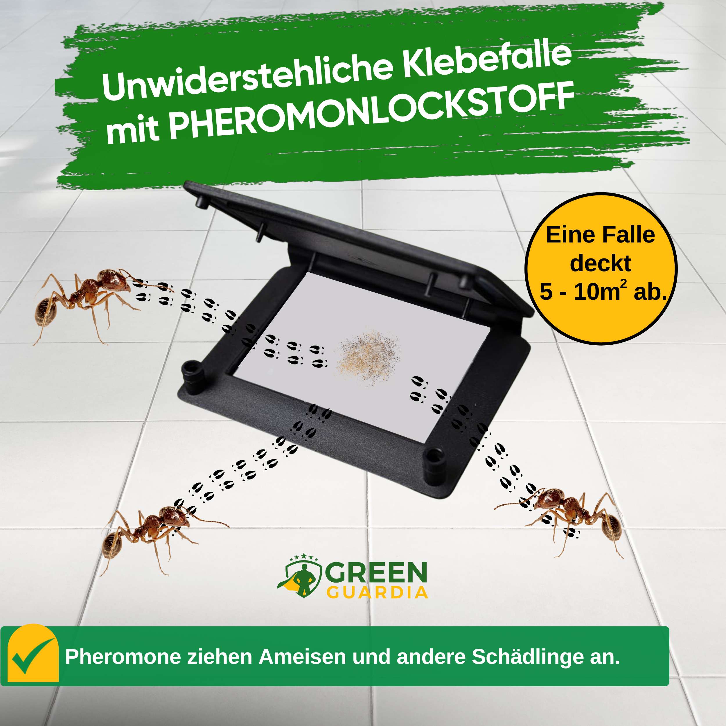 Ameisen Falle mit Pheromon-Lockstoff