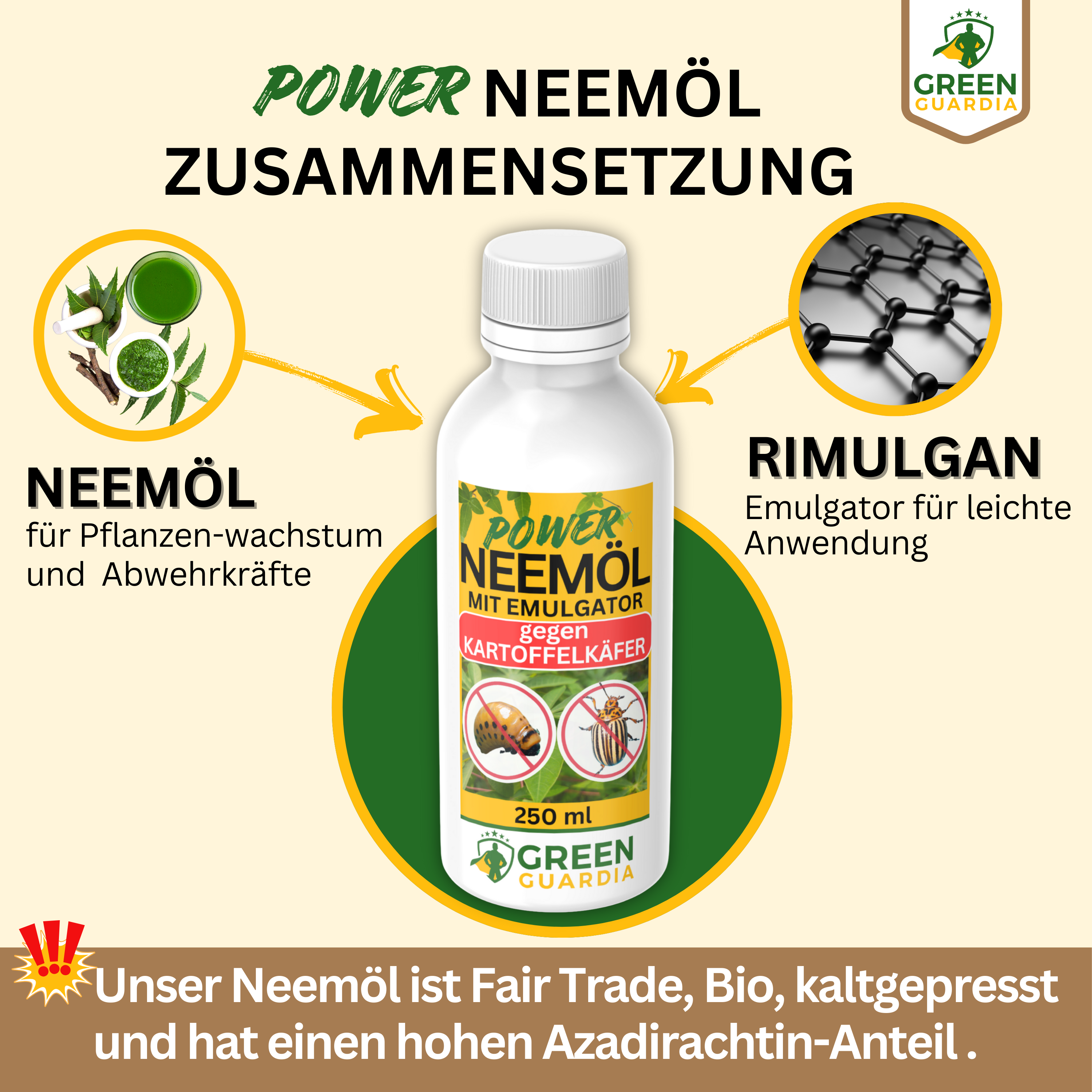 Power Neemöl gegen Kartoffelkäfer
