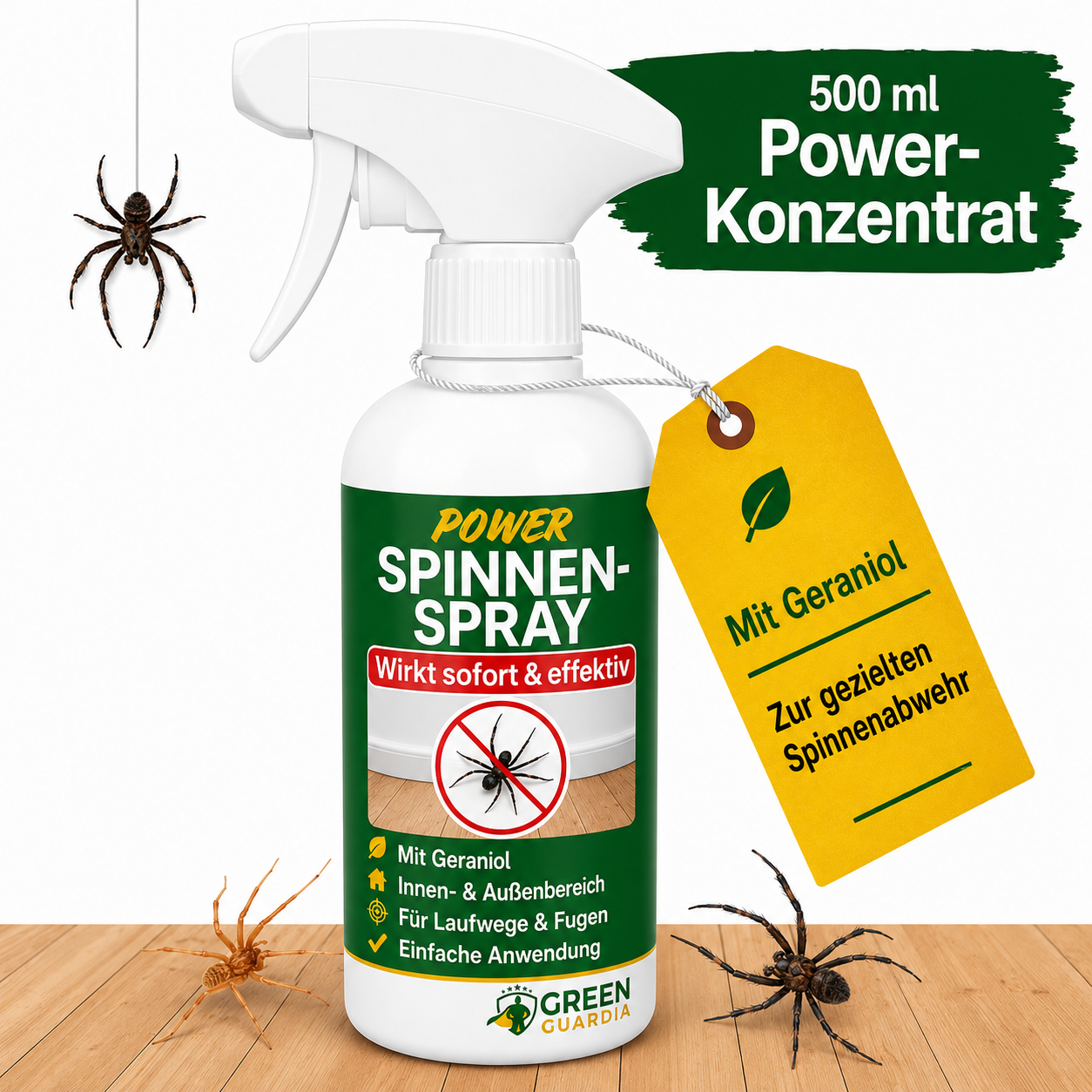 Koncentrat w sprayu odstraszającym pająki