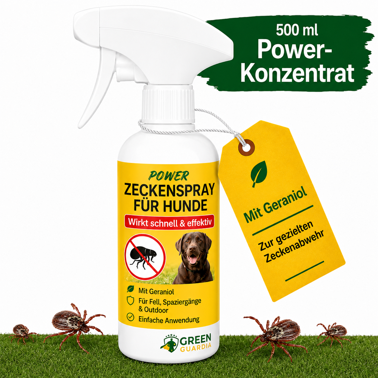 Koncentrat sprayu odstraszającego kleszcze dla psów