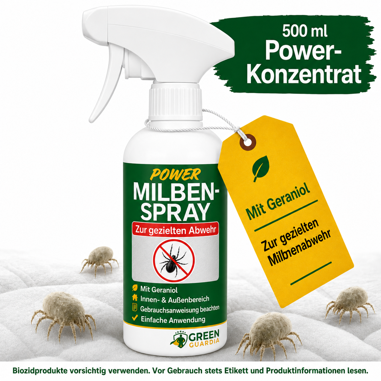 Koncentrat w sprayu odstraszający roztocza