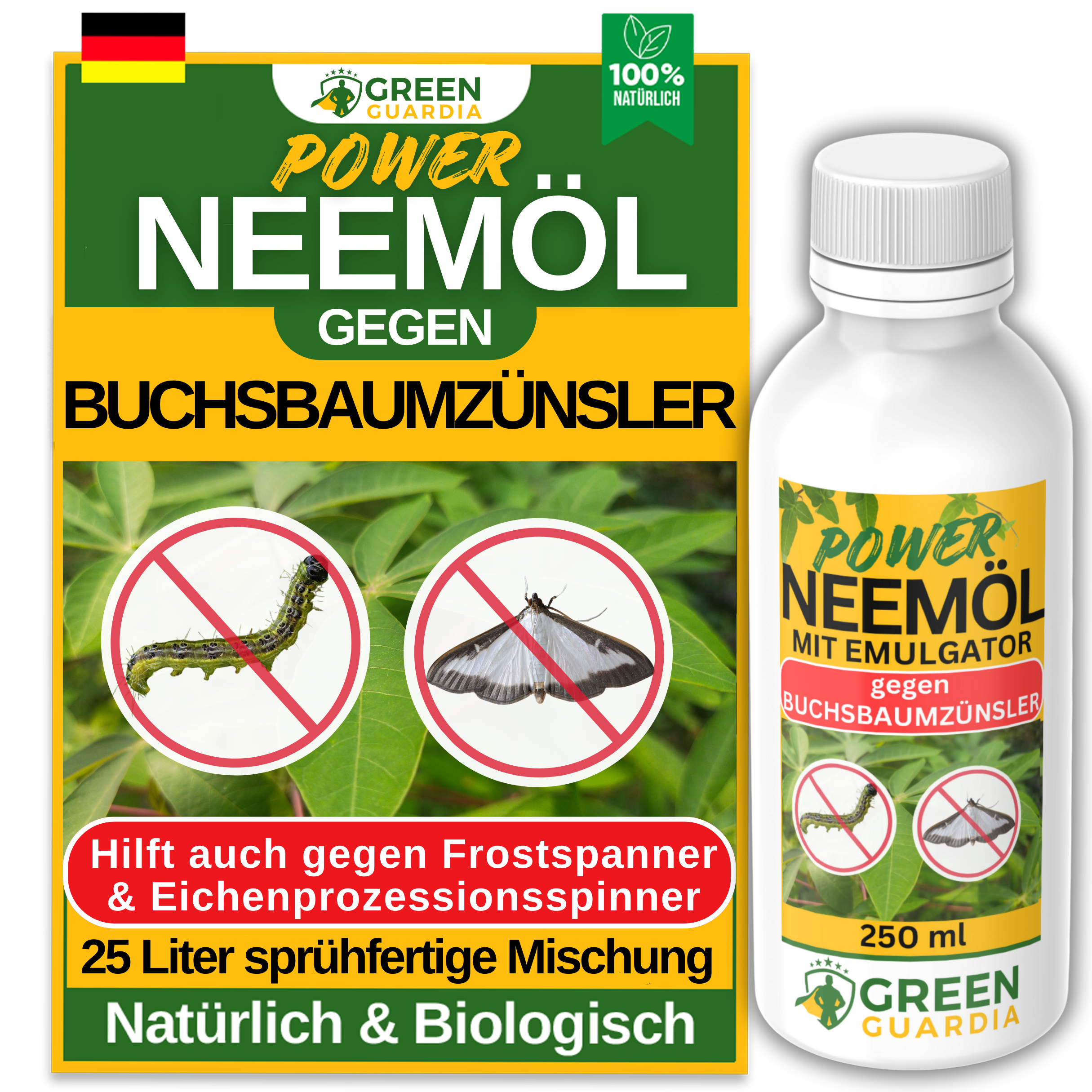 Power Neem Oil against Box Tree Moth 