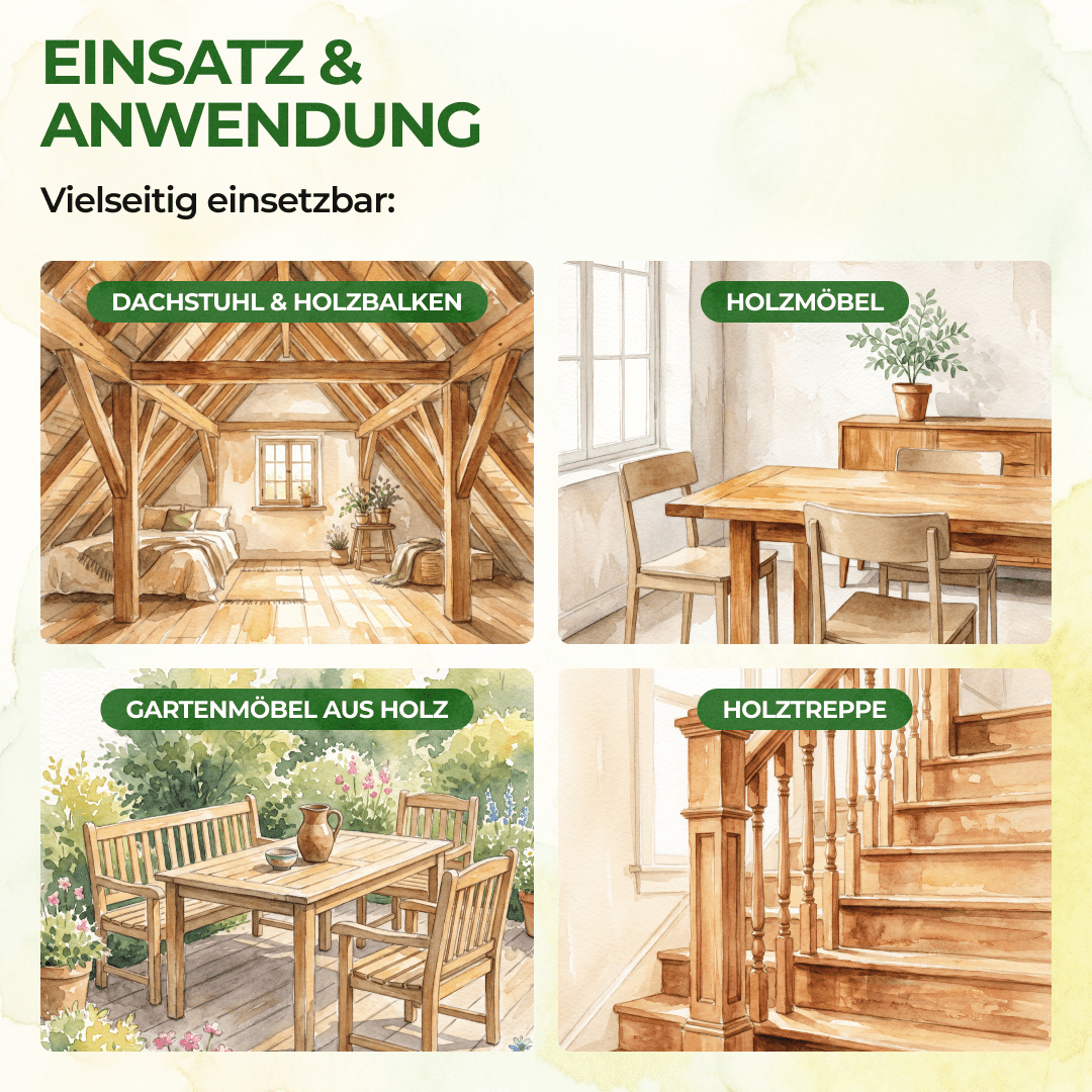 Holzwurm Abwehrspray Power-Konzentrat - 500ml - Green Guardia - Ihr Experte für Schädlinge und Pflanzen