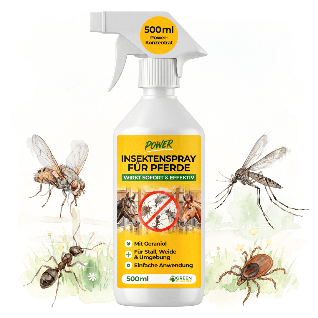 Insekten Abwehrspray Power-Konzentrat für Pferde - 500ml - Green Guardia - Ihr Experte für Schädlinge und Pflanzen