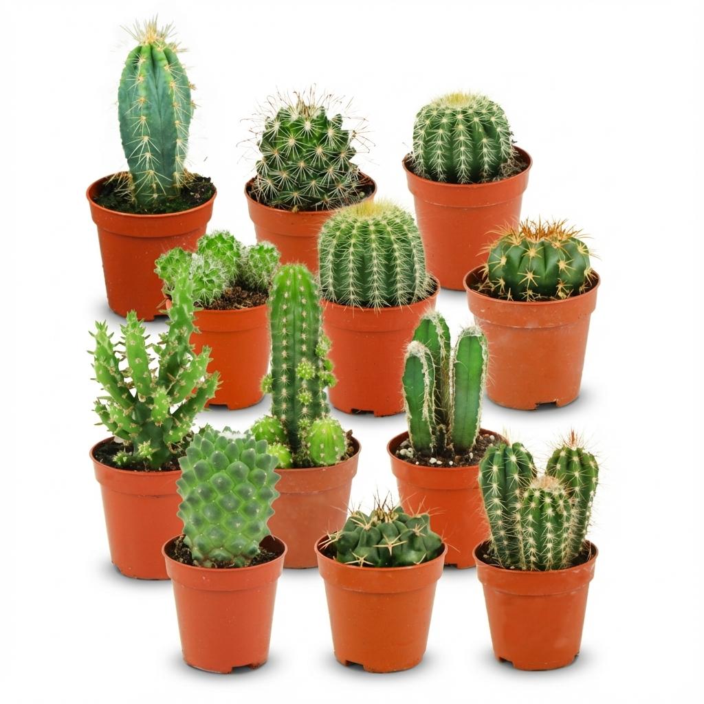 Mini - Kakteen - Set – 5,5 cm Topf, 5–10 cm hoch - Green Guardia - Ihr Experte für Schädlinge und Pflanzen
