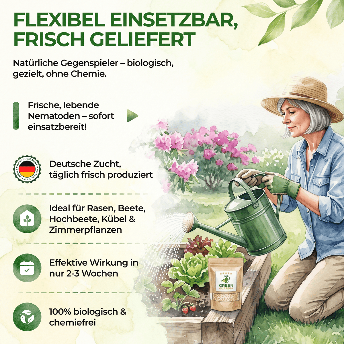Nematoden Bodenschädlings-Set - Green Guardia - Ihr Experte für Schädlinge und Pflanzen