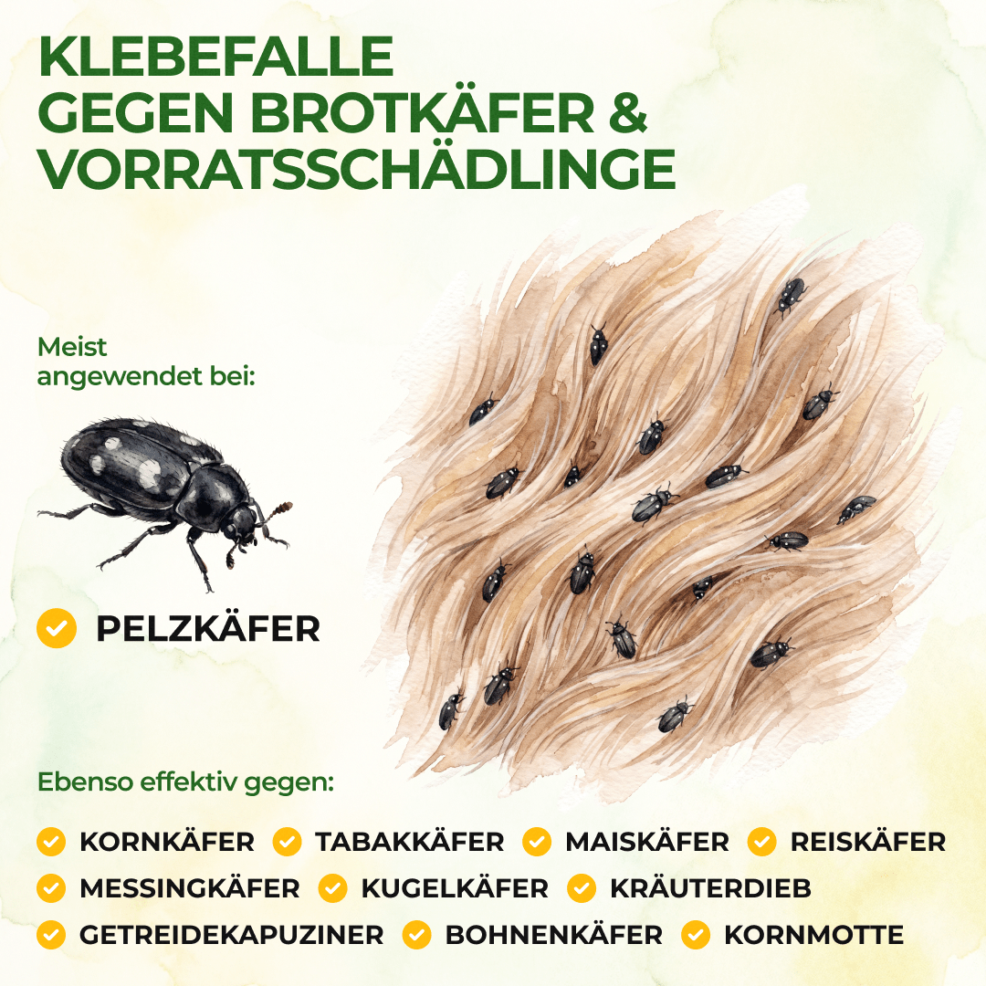 Pelzkäfer Falle - Green Guardia - Ihr Experte für Schädlinge und Pflanzen