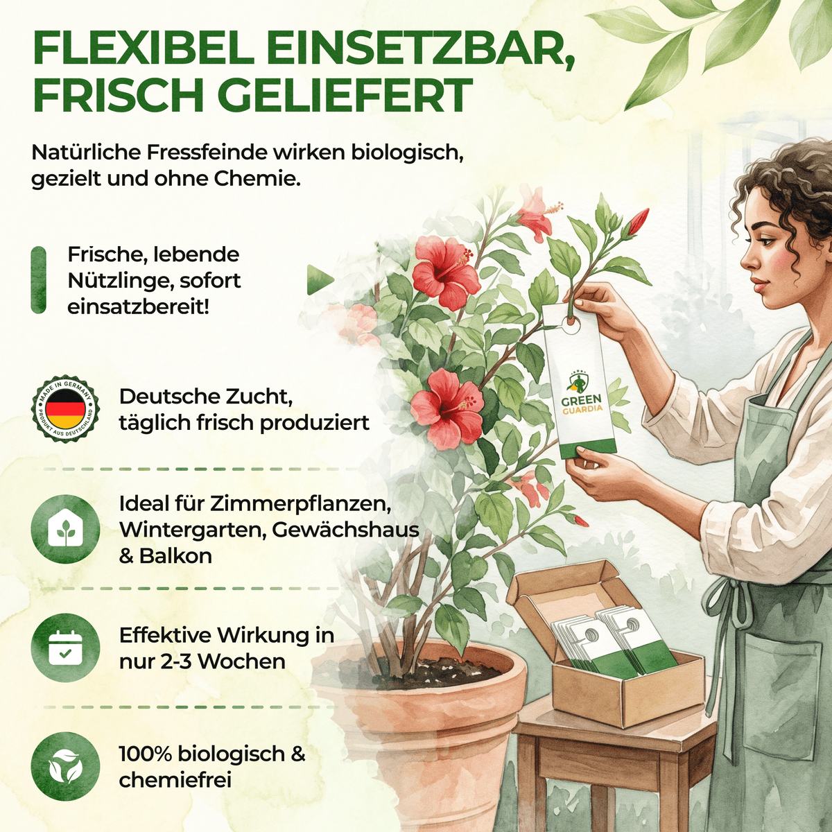Schädlingsabwehr-Bundle für 10 Pflanzen - Green Guardia - Ihr Experte für Schädlinge und Pflanzen