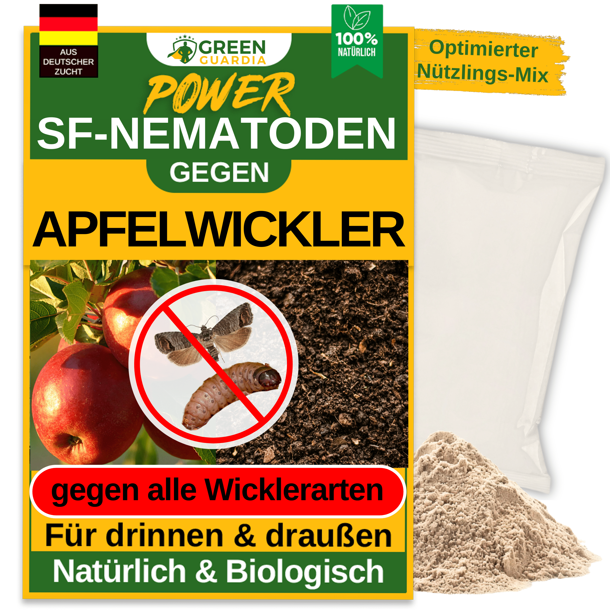 SF - Nematoden gegen Apfelwickler - Green Guardia - Ihr Experte für Schädlinge und Pflanzen