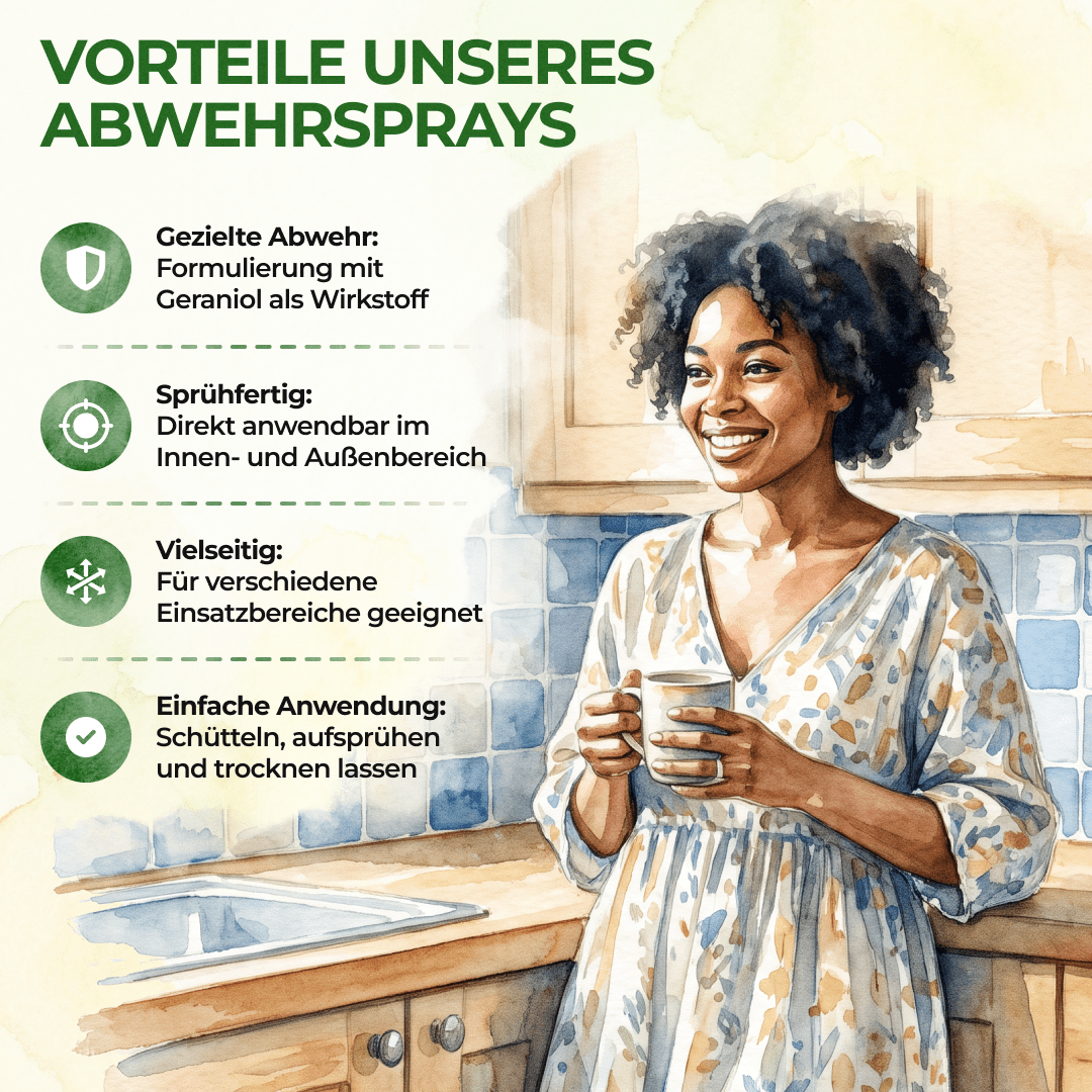 Silberfisch / Papierfisch Abwehrspray Power-Konzentrat - 500ml - Green Guardia - Ihr Experte für Schädlinge und Pflanzen