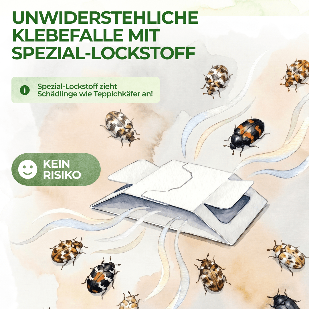 Teppichkäfer Falle - Green Guardia - Ihr Experte für Schädlinge und Pflanzen