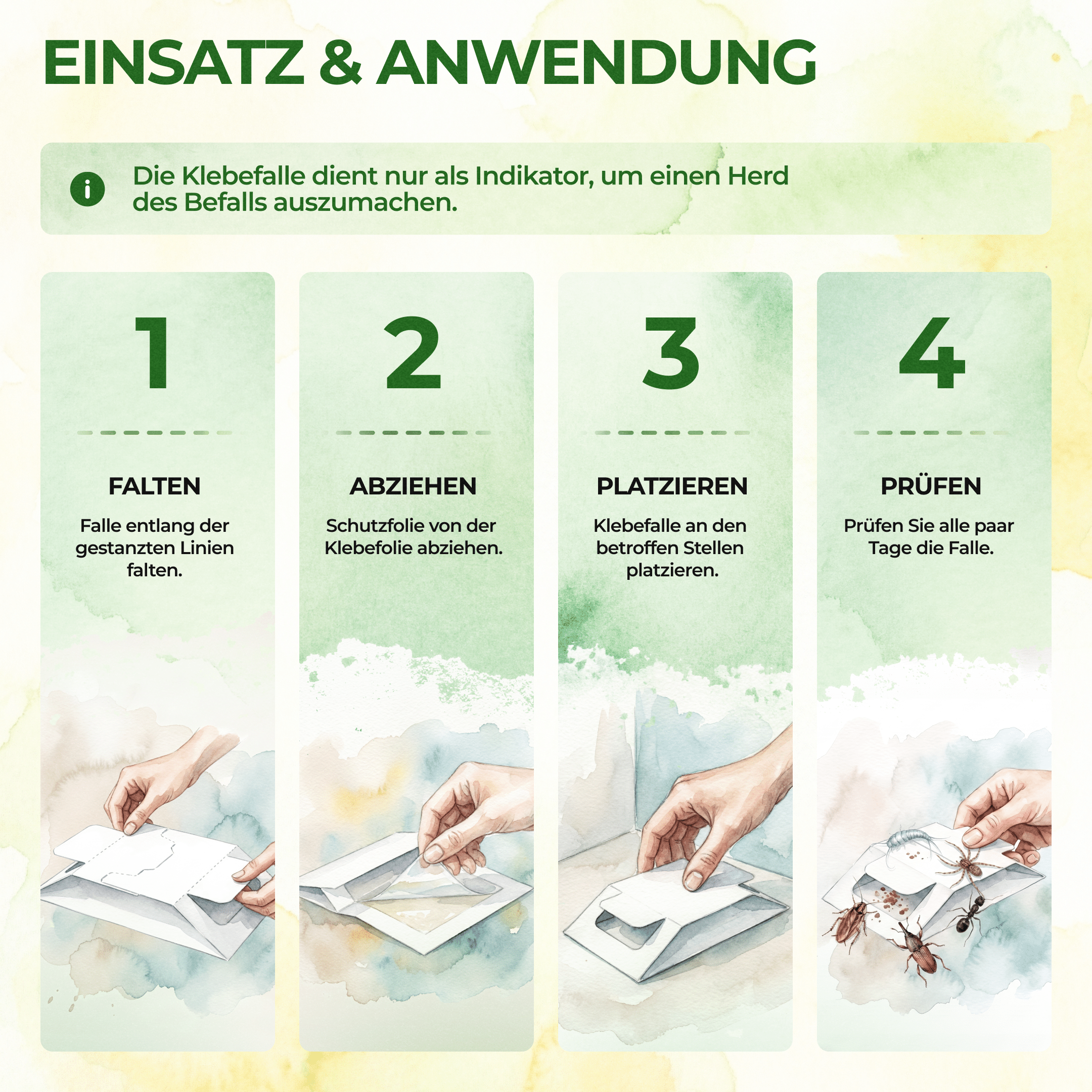 Ungeziefer / Insekten Falle - Green Guardia - Ihr Experte für Schädlinge und Pflanzen