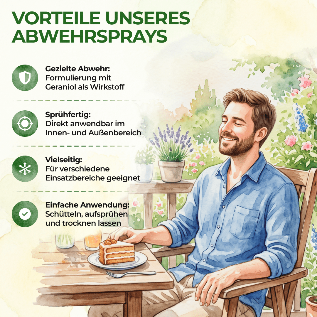 Wespen-Abwehrspray Power-Konzentrat - 500ml - Green Guardia - Ihr Experte für Schädlinge und Pflanzen