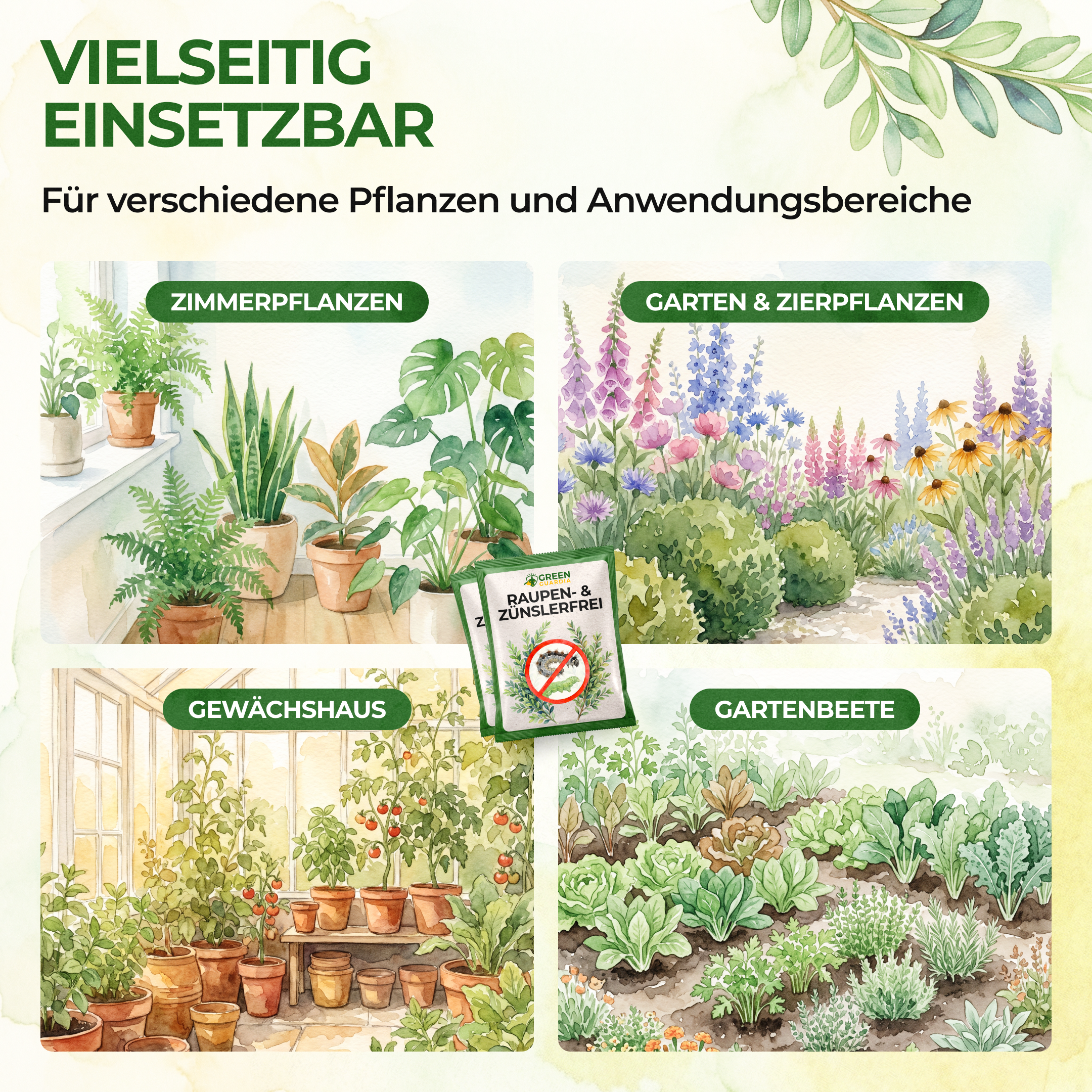 XenTari® Zünslerfrei & Raupenfrei, 2 x 3g - Green Guardia - Ihr Experte für Schädlinge und Pflanzen